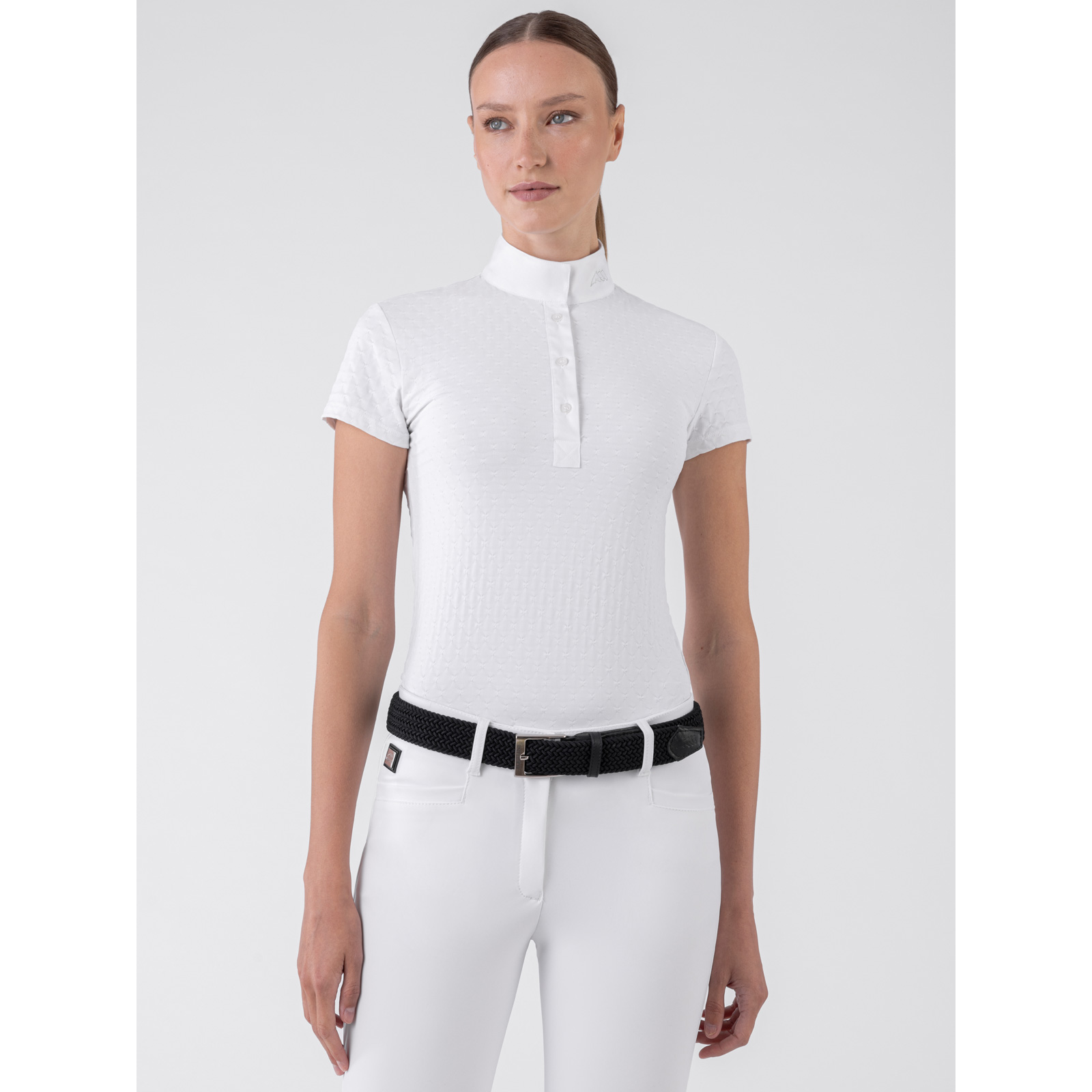 Equiline Camberk Jacquard Show Shirt s/s ladies