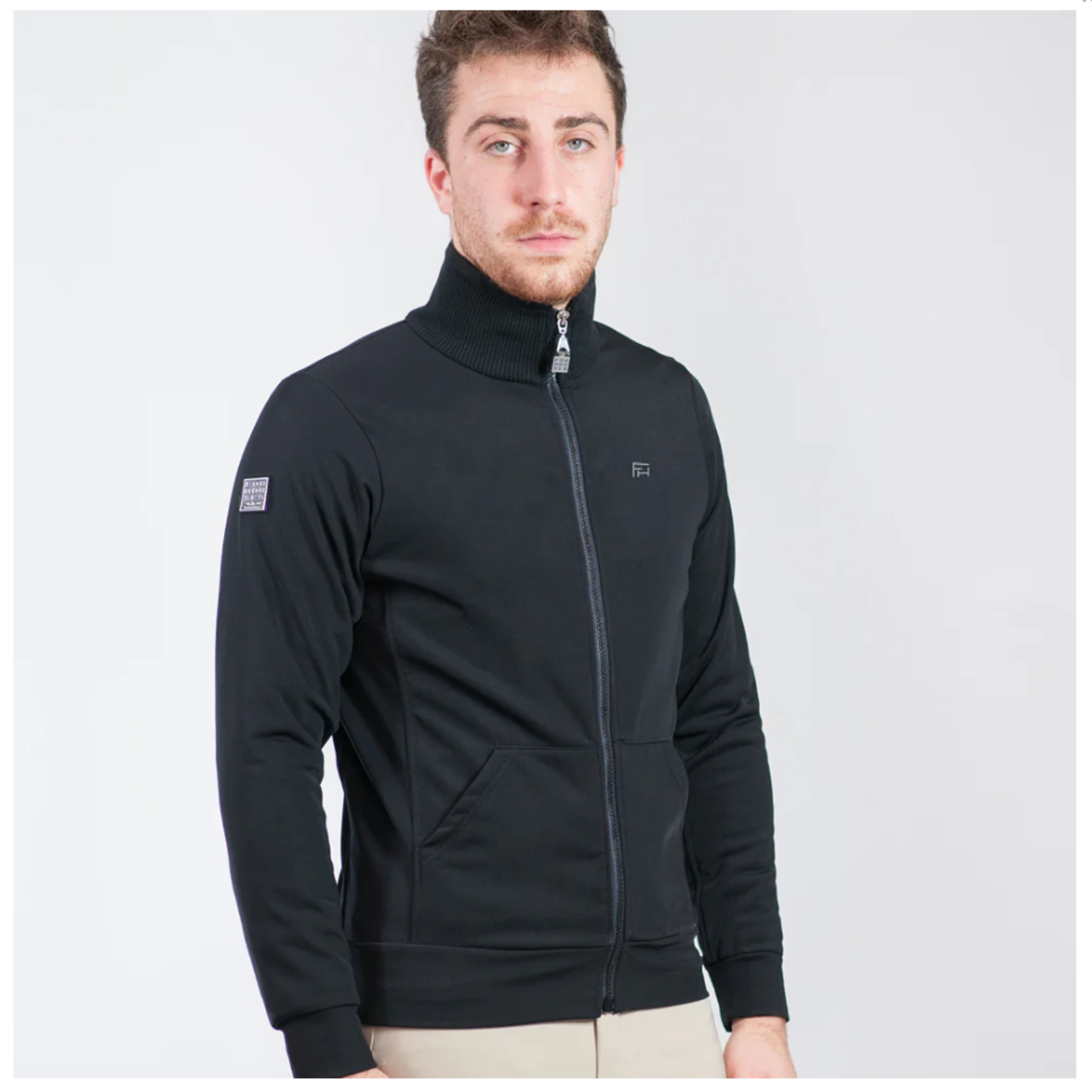 For Horses Ben Tech Lycra Zip Sweatshirt mens