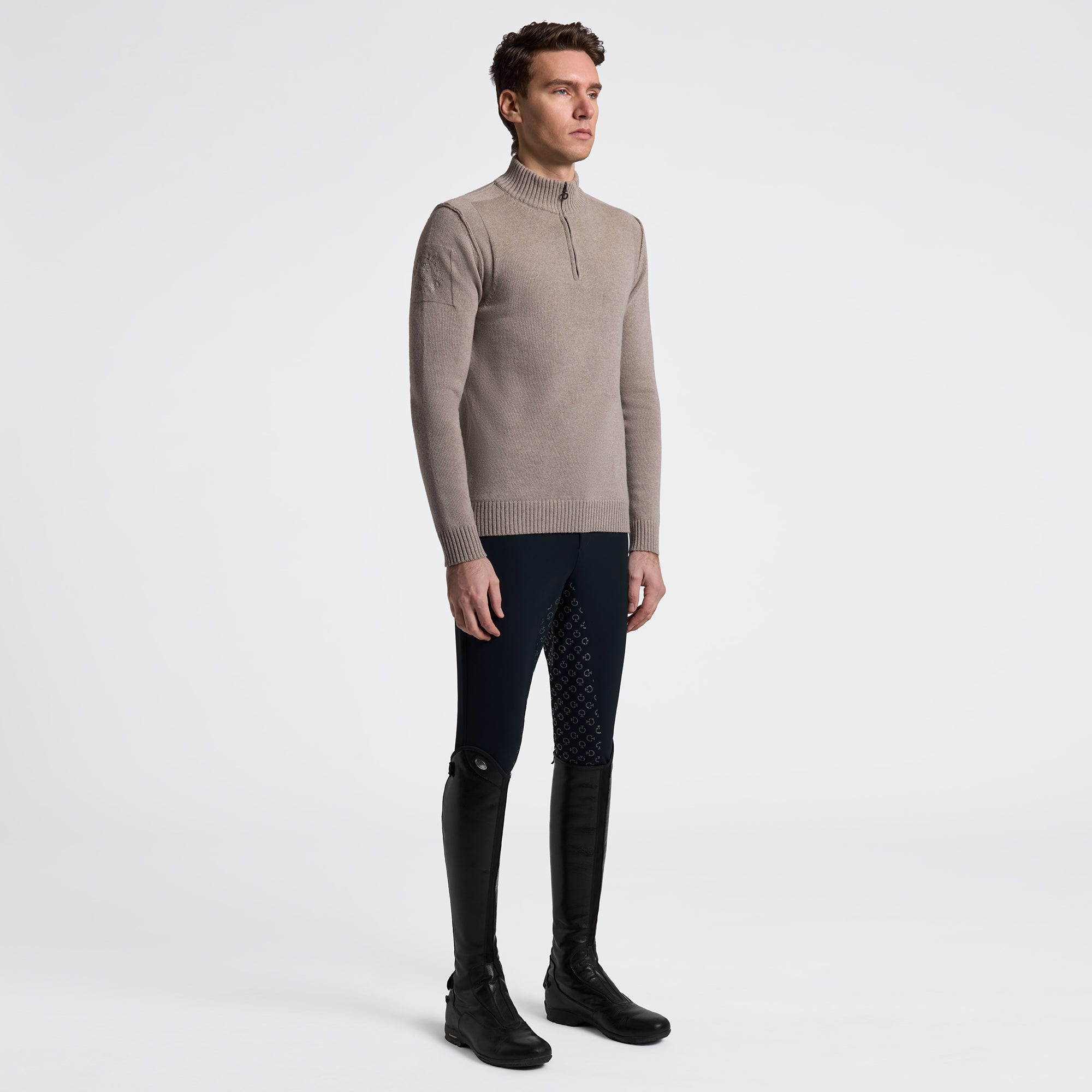 Cavalleria Toscana Purewool Zip Sweater mens