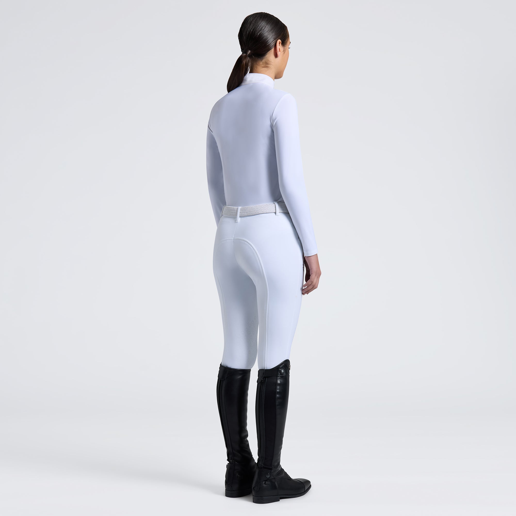 Cavalleria Toscana Heart Comp Polo l/s girls