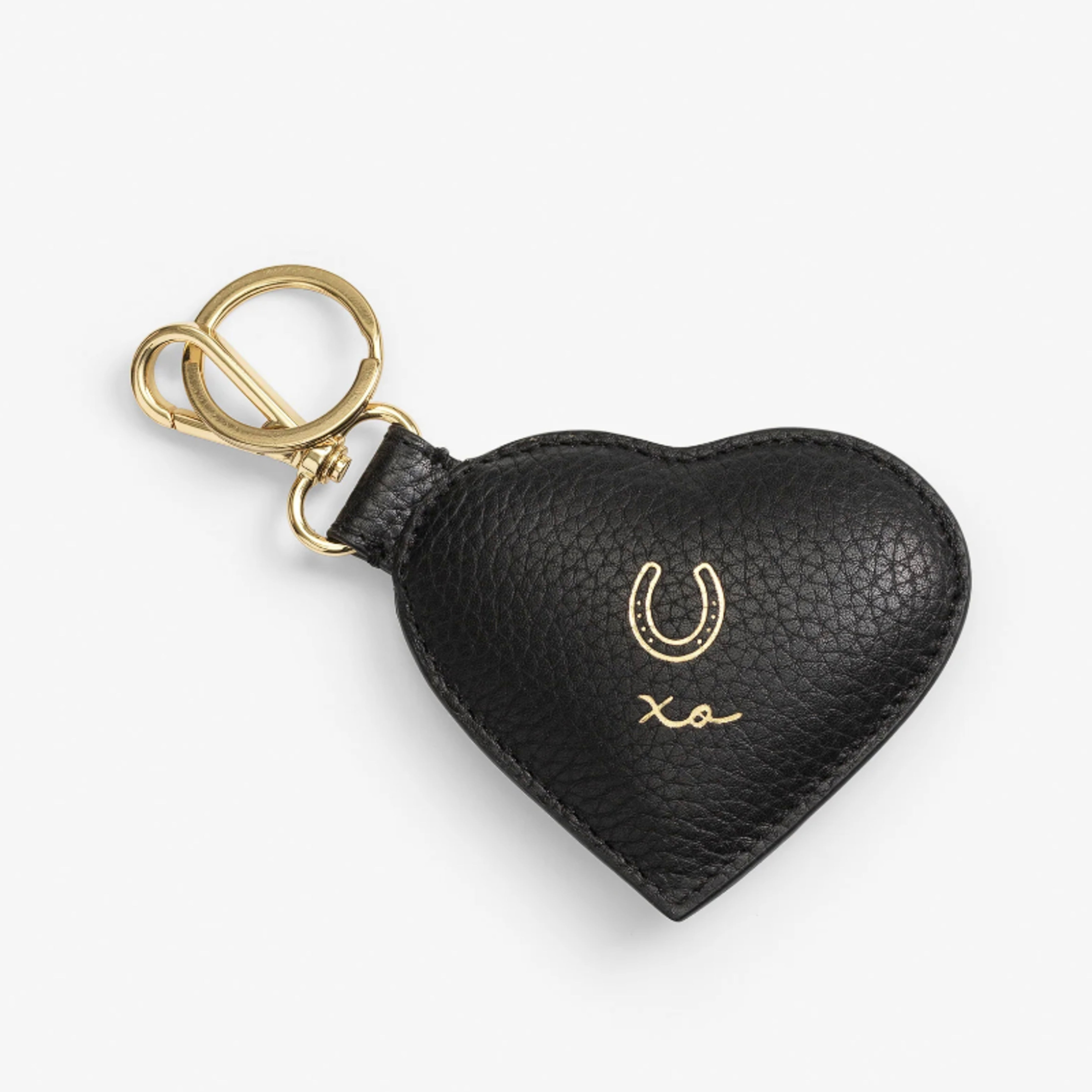 Love & Heart Leather Key Ring