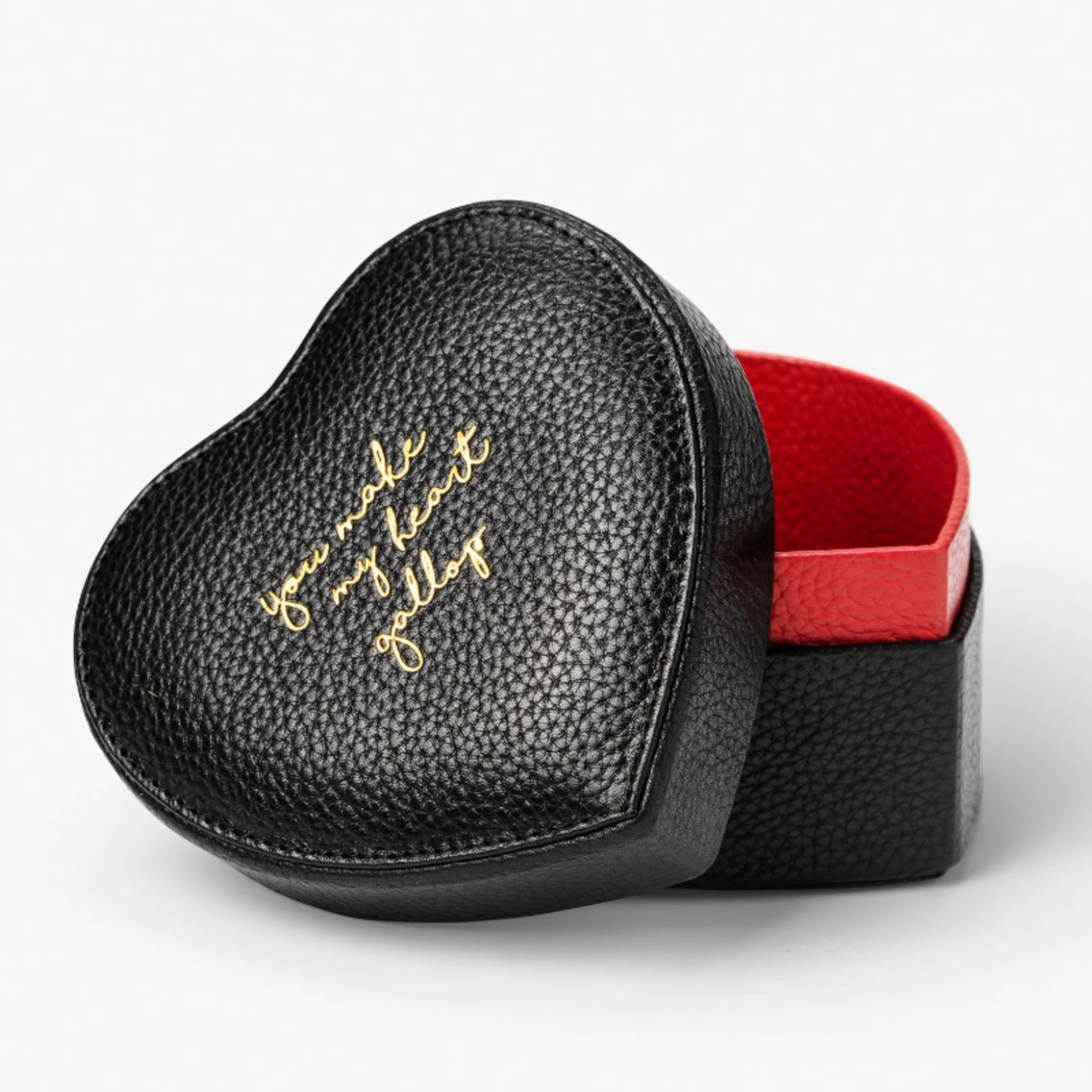 Love & Heart Leather Treat Box