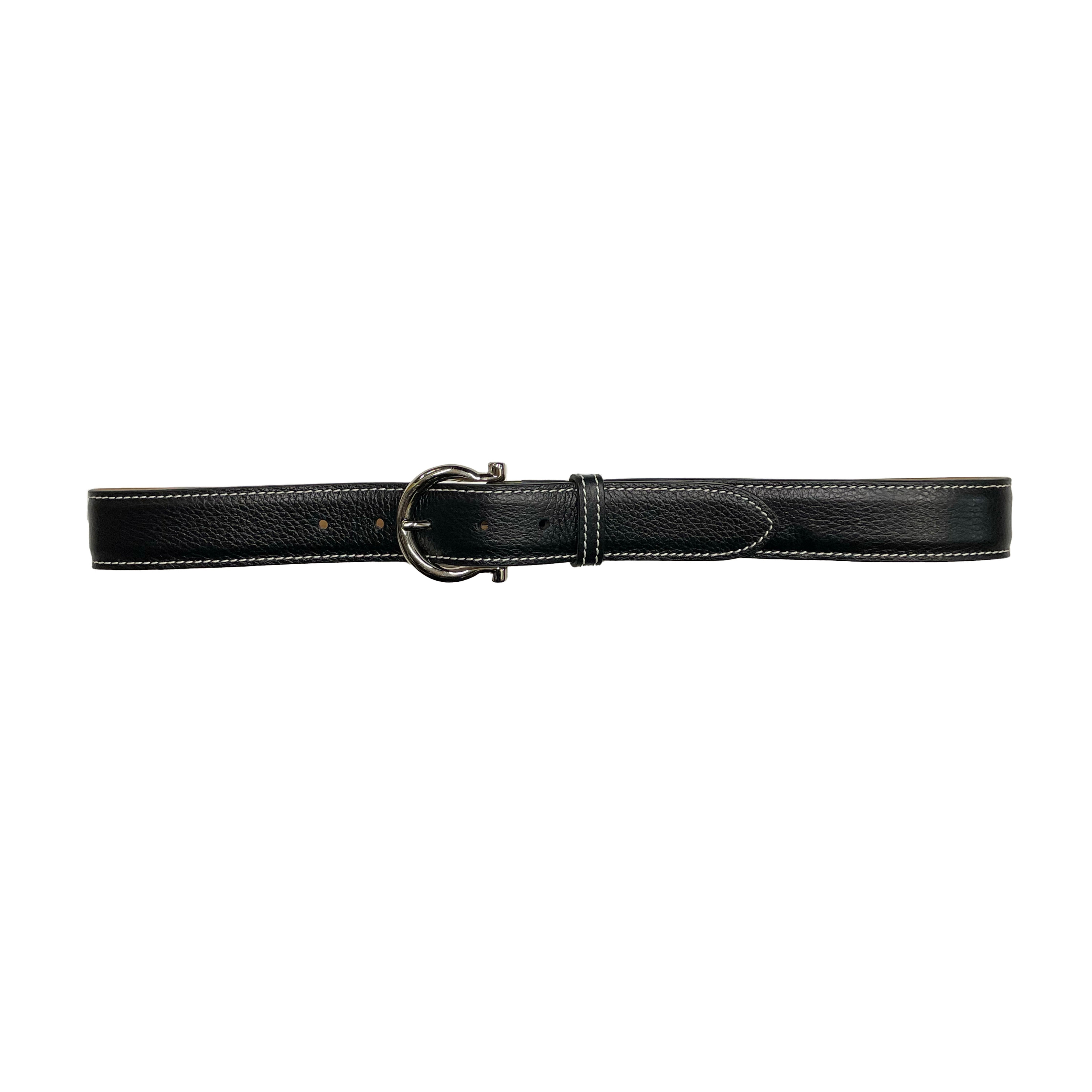 Horse|Man Italy Pebble Calf Belt