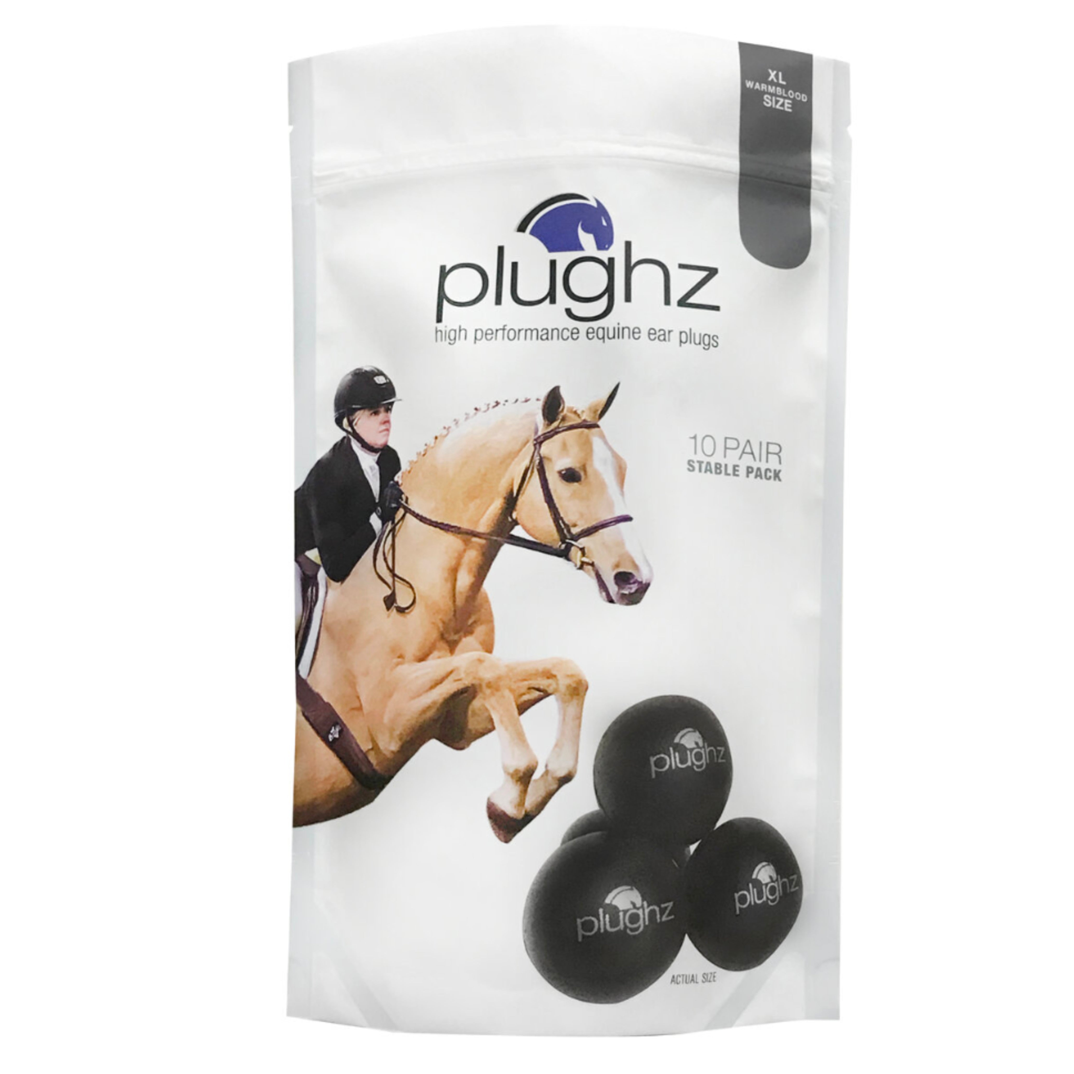 Plughz Equine Ear Plugs XL 10 pair
