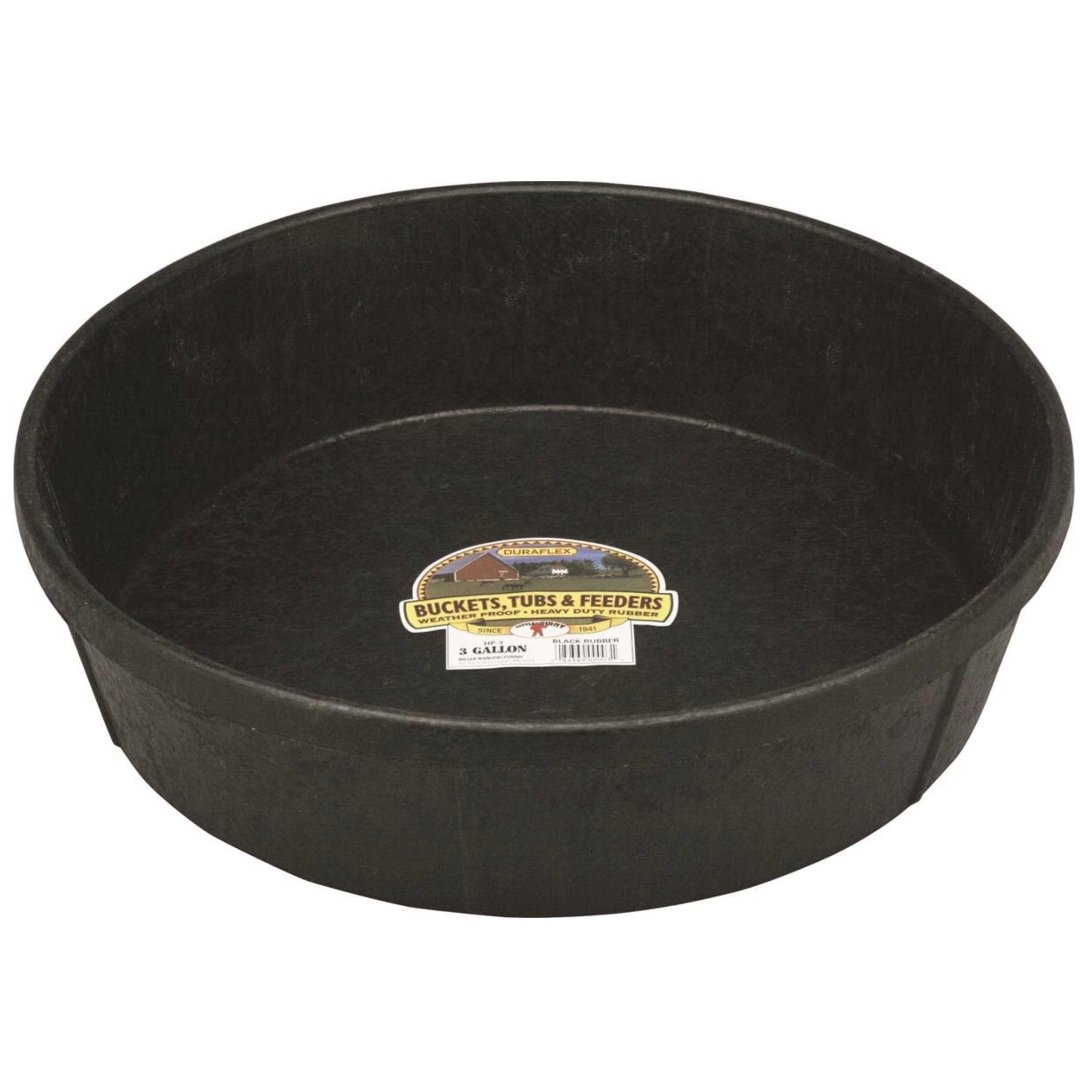 Hog Pan Rubber 3 gallon