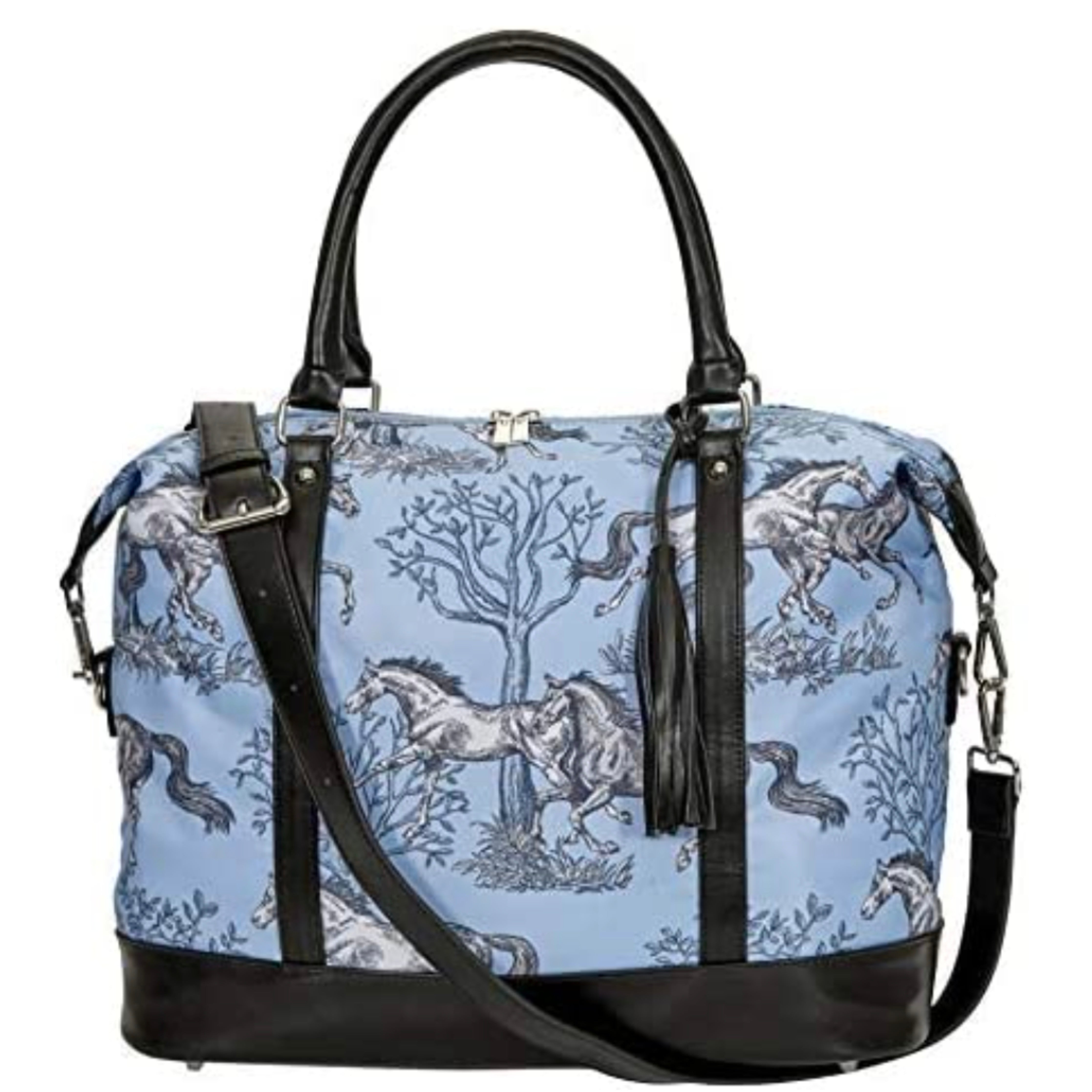 Lila Equestrian Print Travel Bag