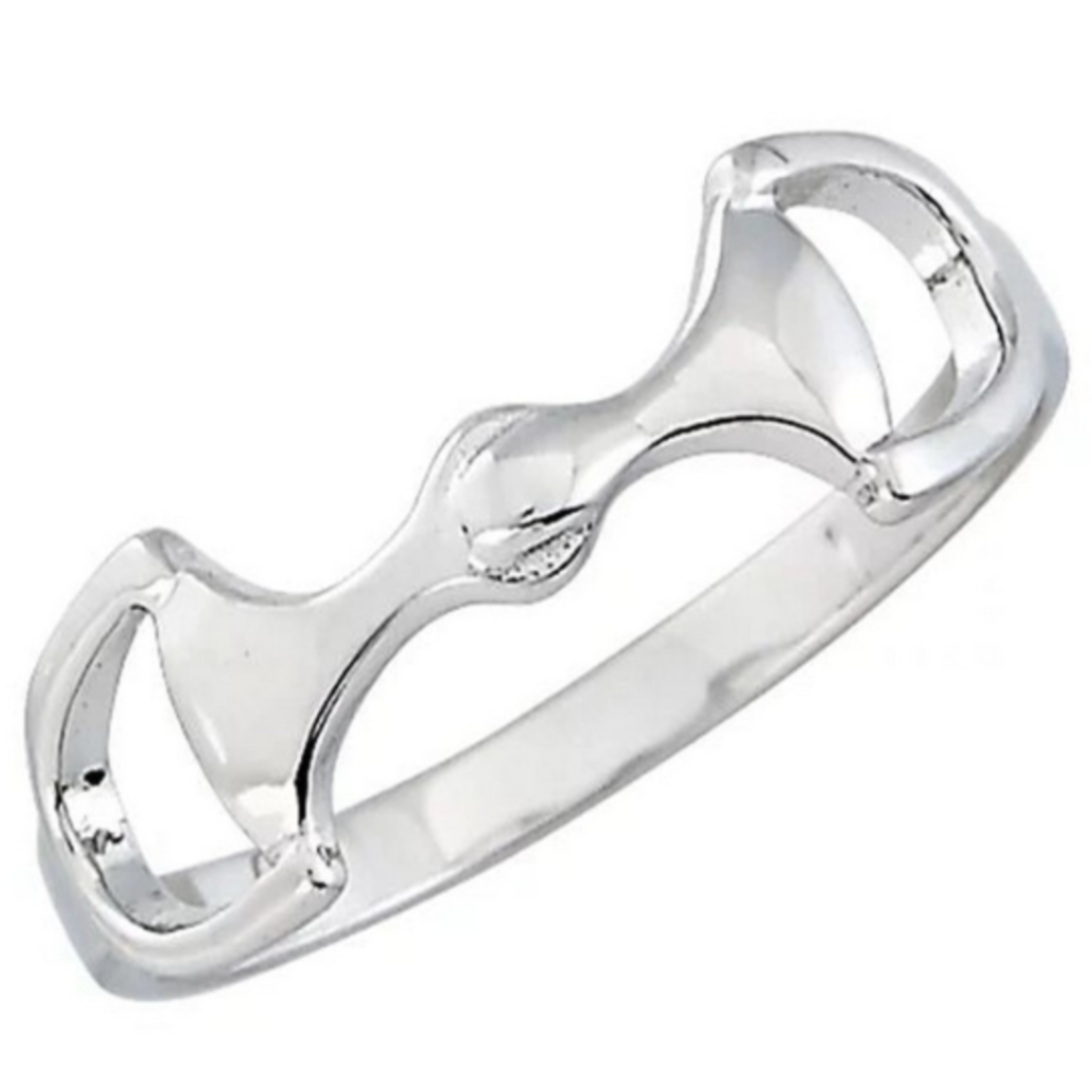 Sterling Silver D-Ring Bit Large