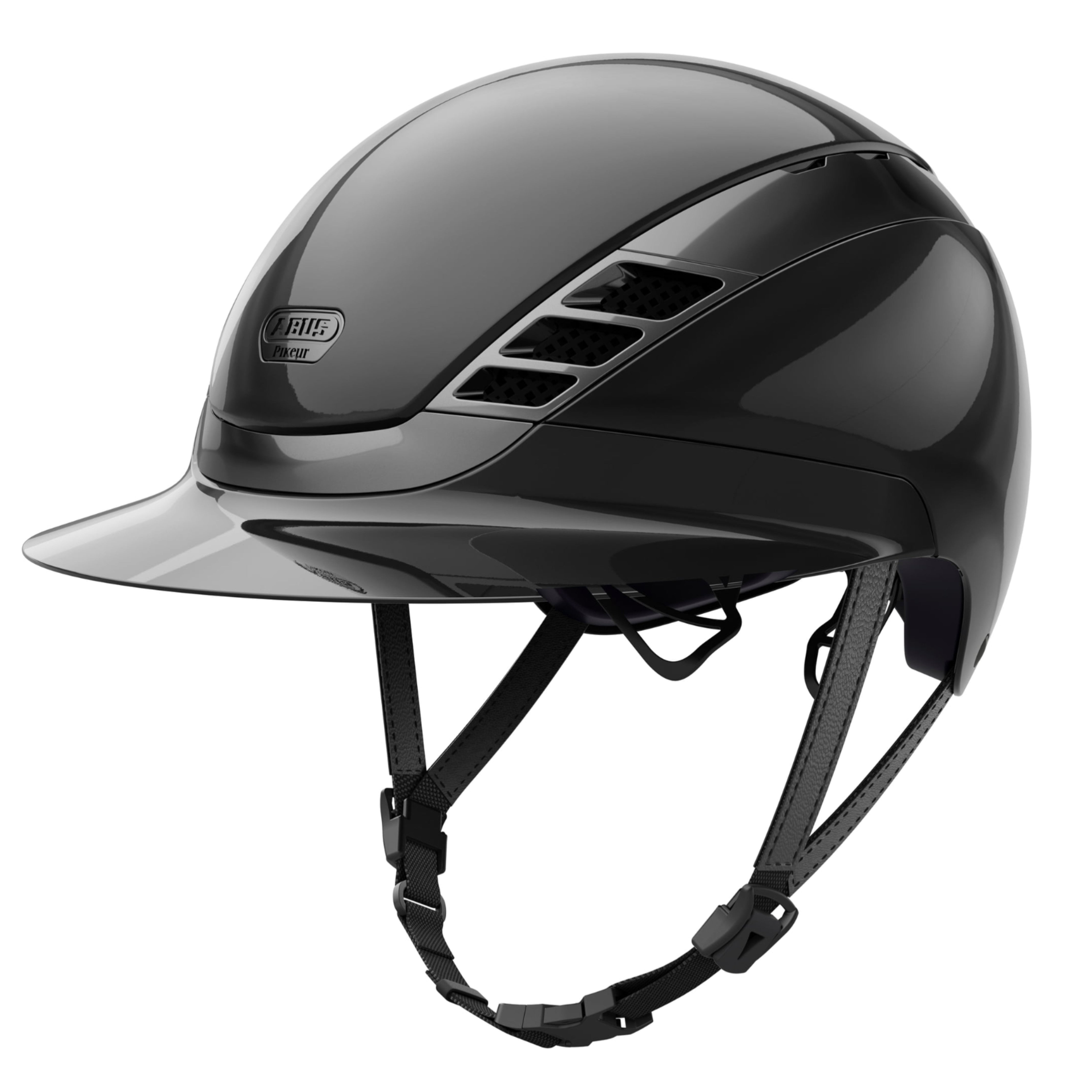 ABUS Pikeur AirLuxe Chrome Long Visor Helmet