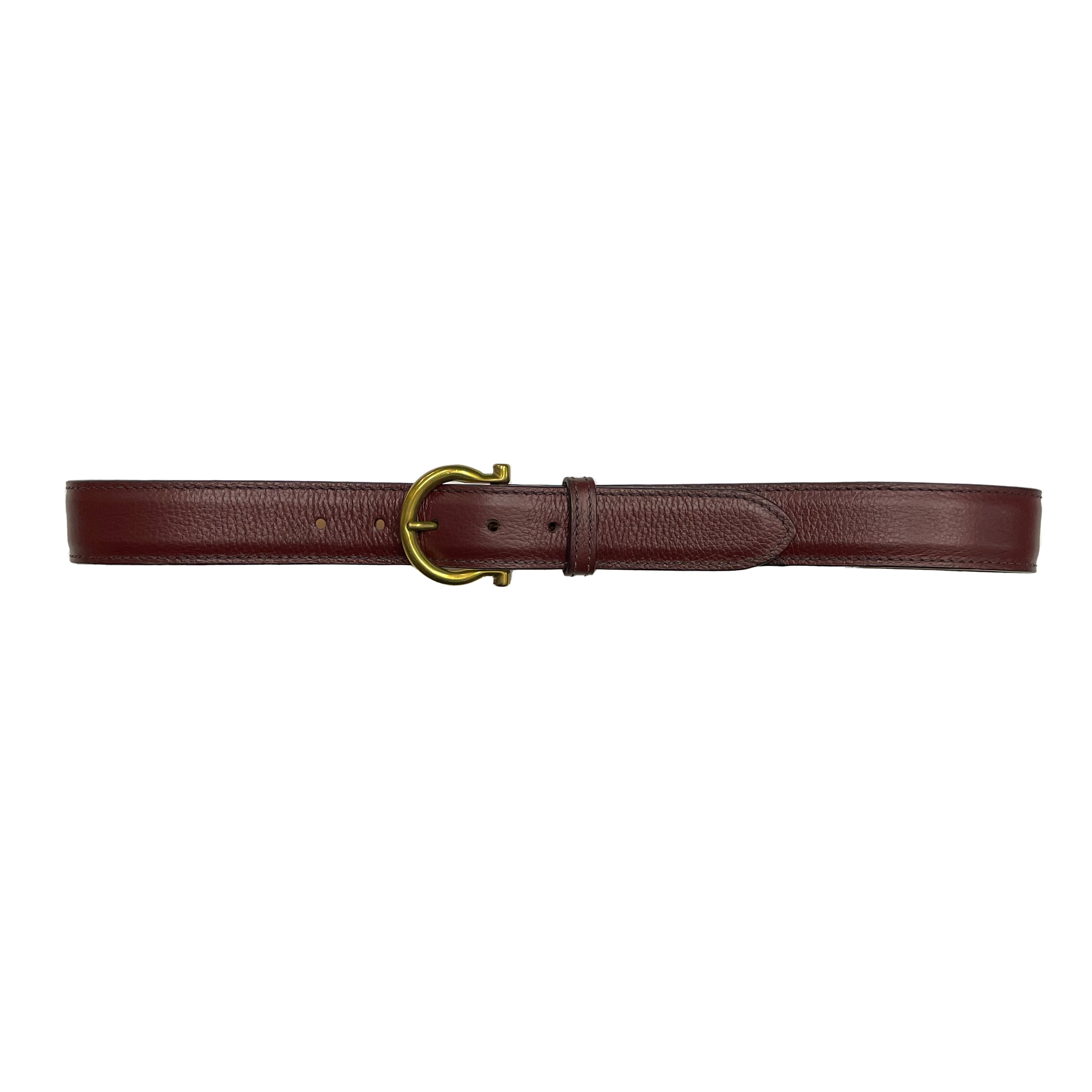 Horse|Man Italy Pebble Calf Belt