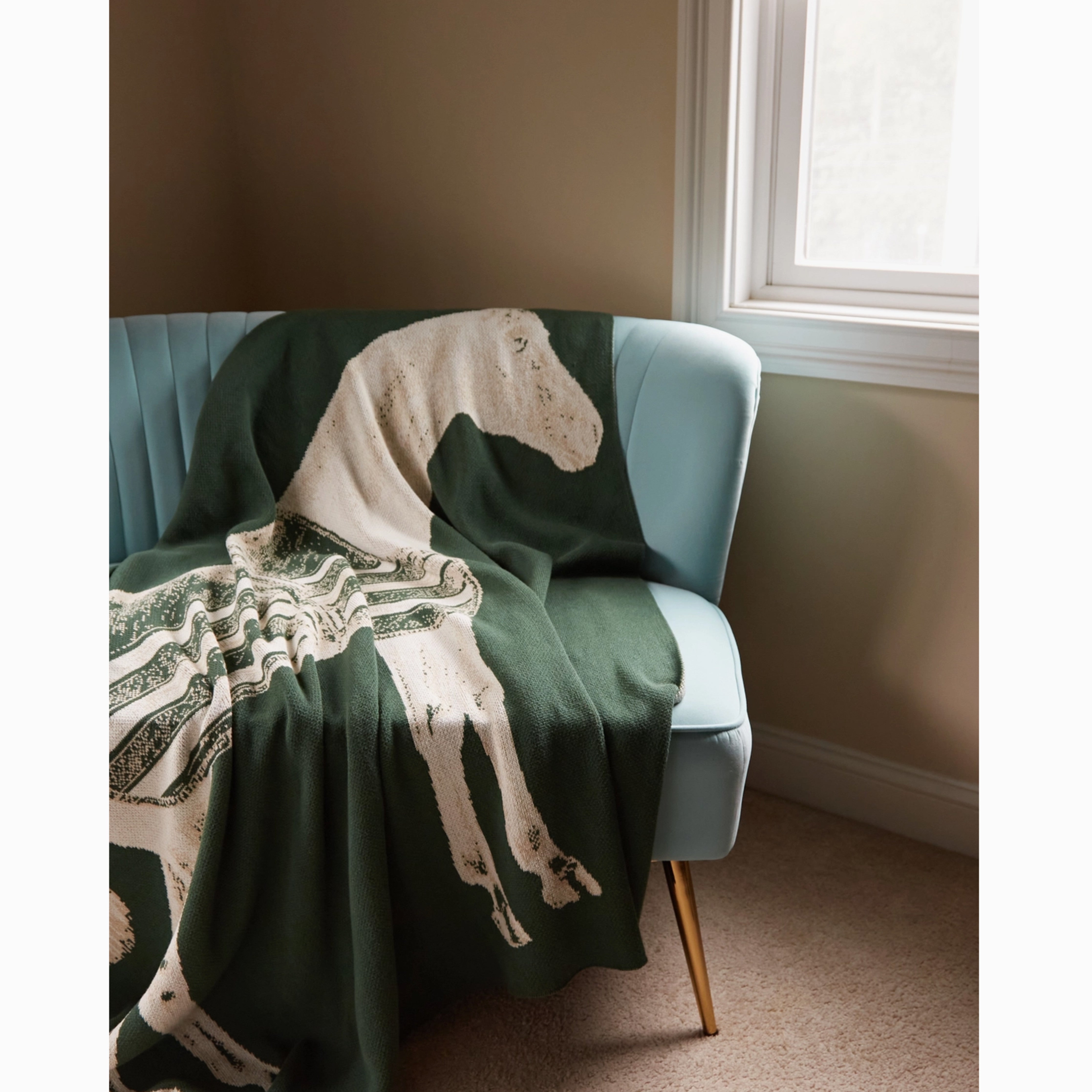 Thoroughbred Throw Blanket