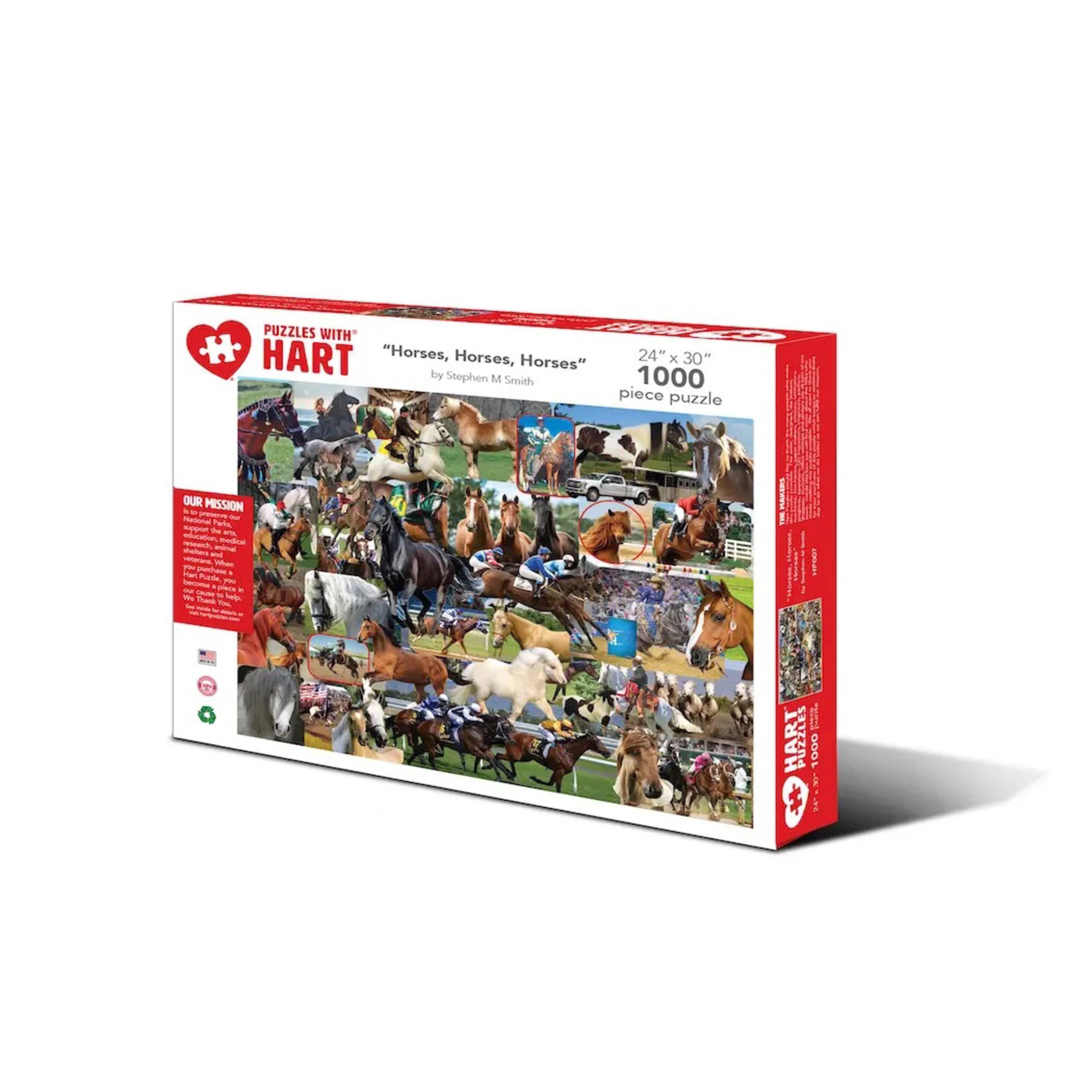 Horses, Horses, Horses 1000 piece Puzzle