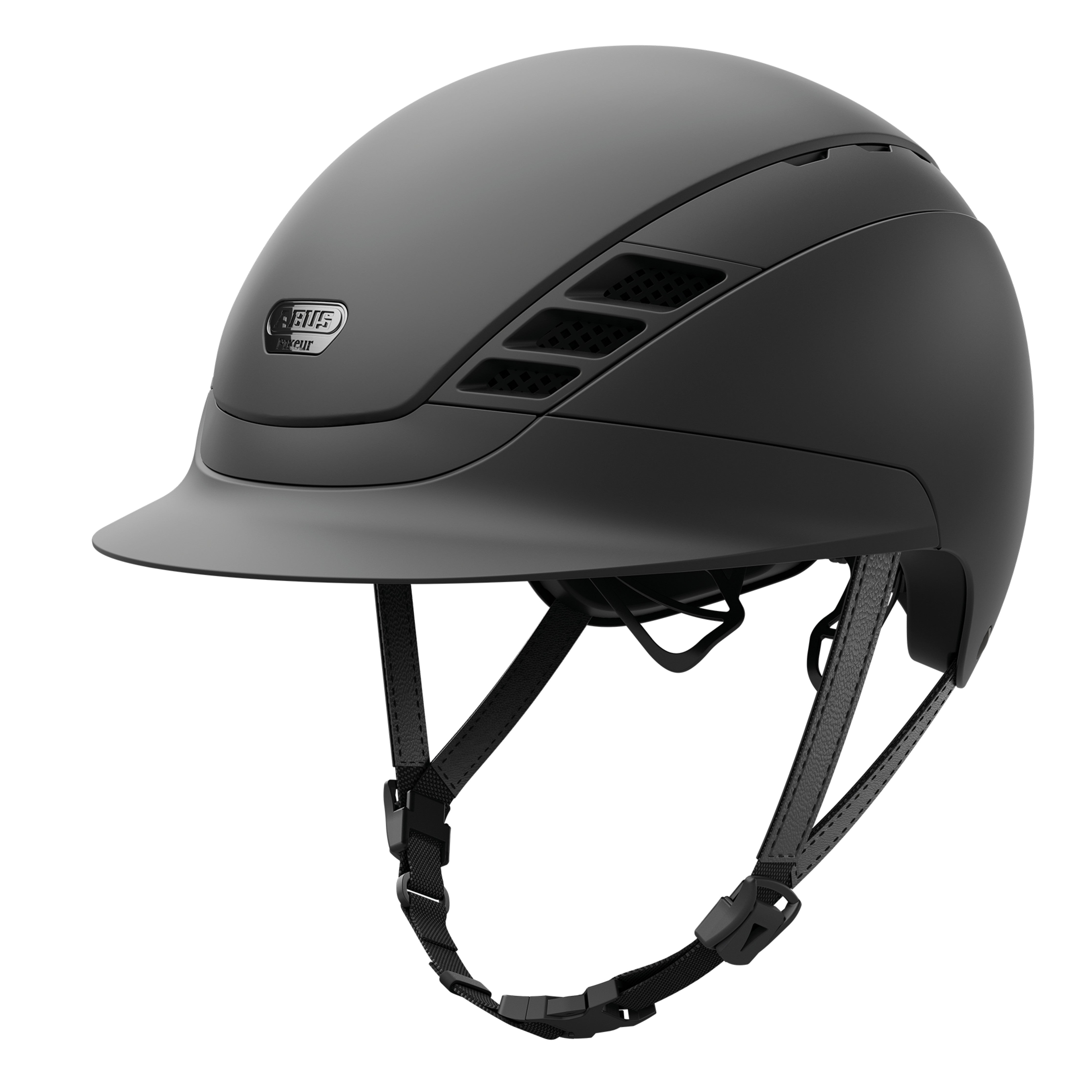 ABUS Pikeur AirLuxe Hunter Short Visor Helmet
