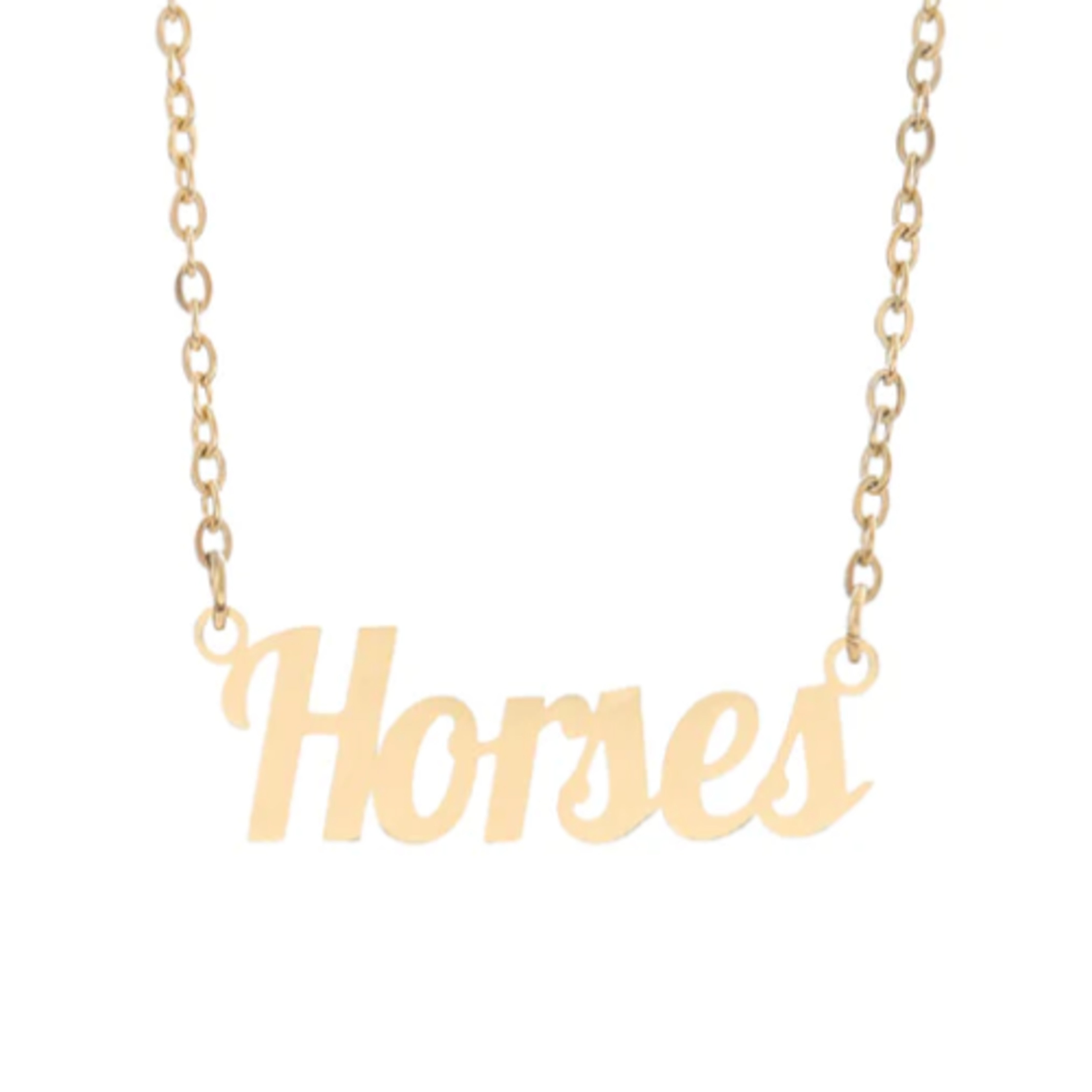 Elcee Nameplate Necklace