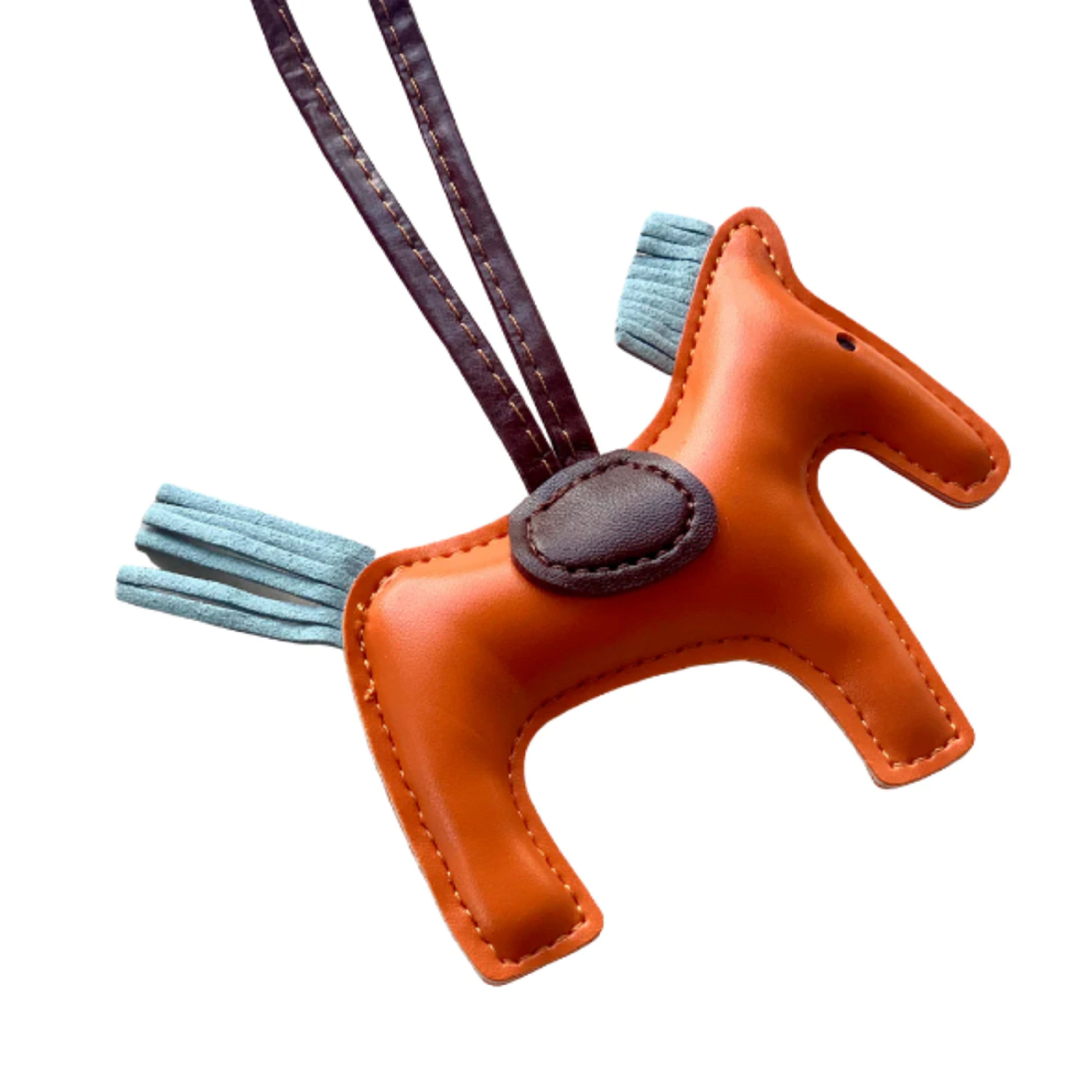 Rodeo Horse Leather Bag Charm