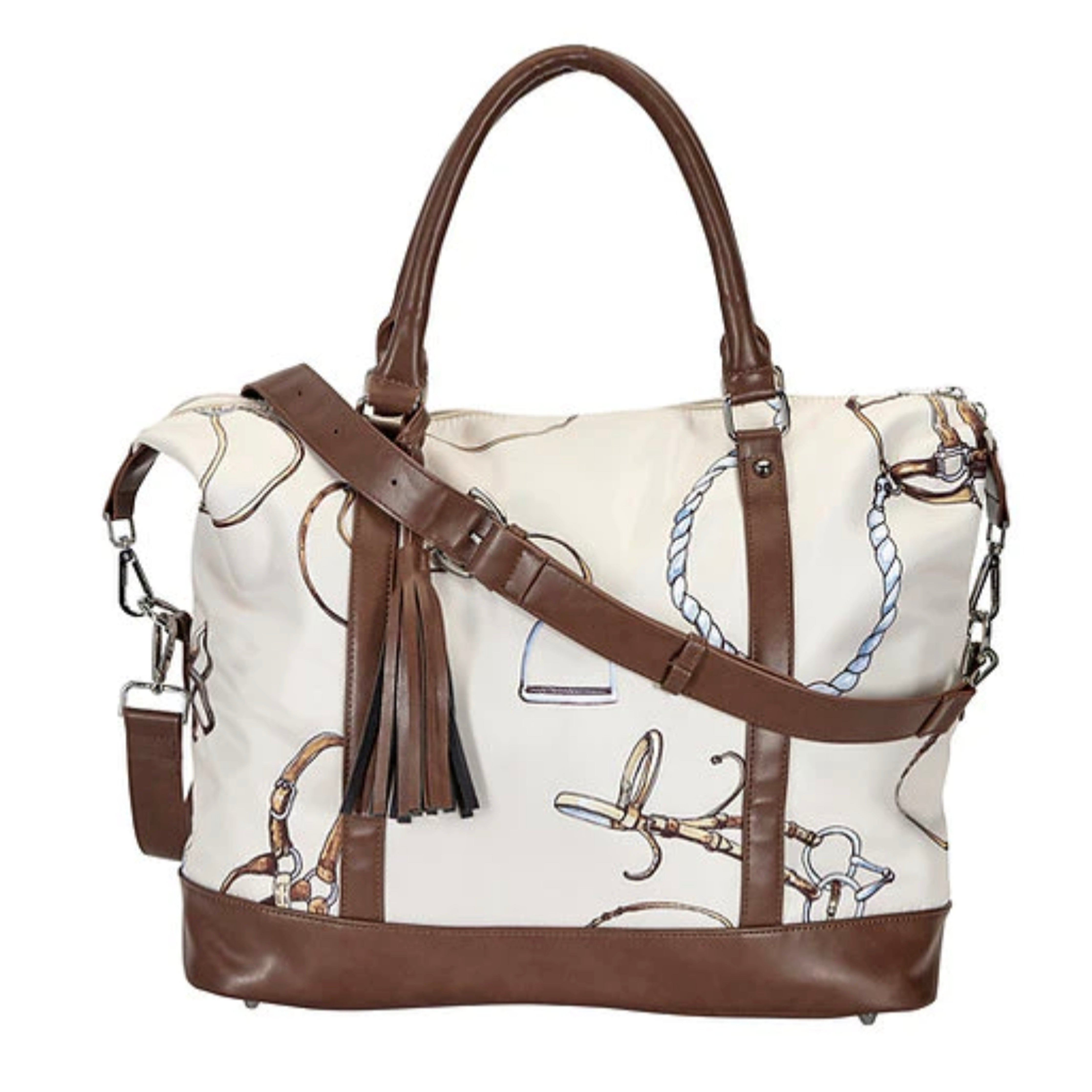 Lila Equestrian Print Travel Bag