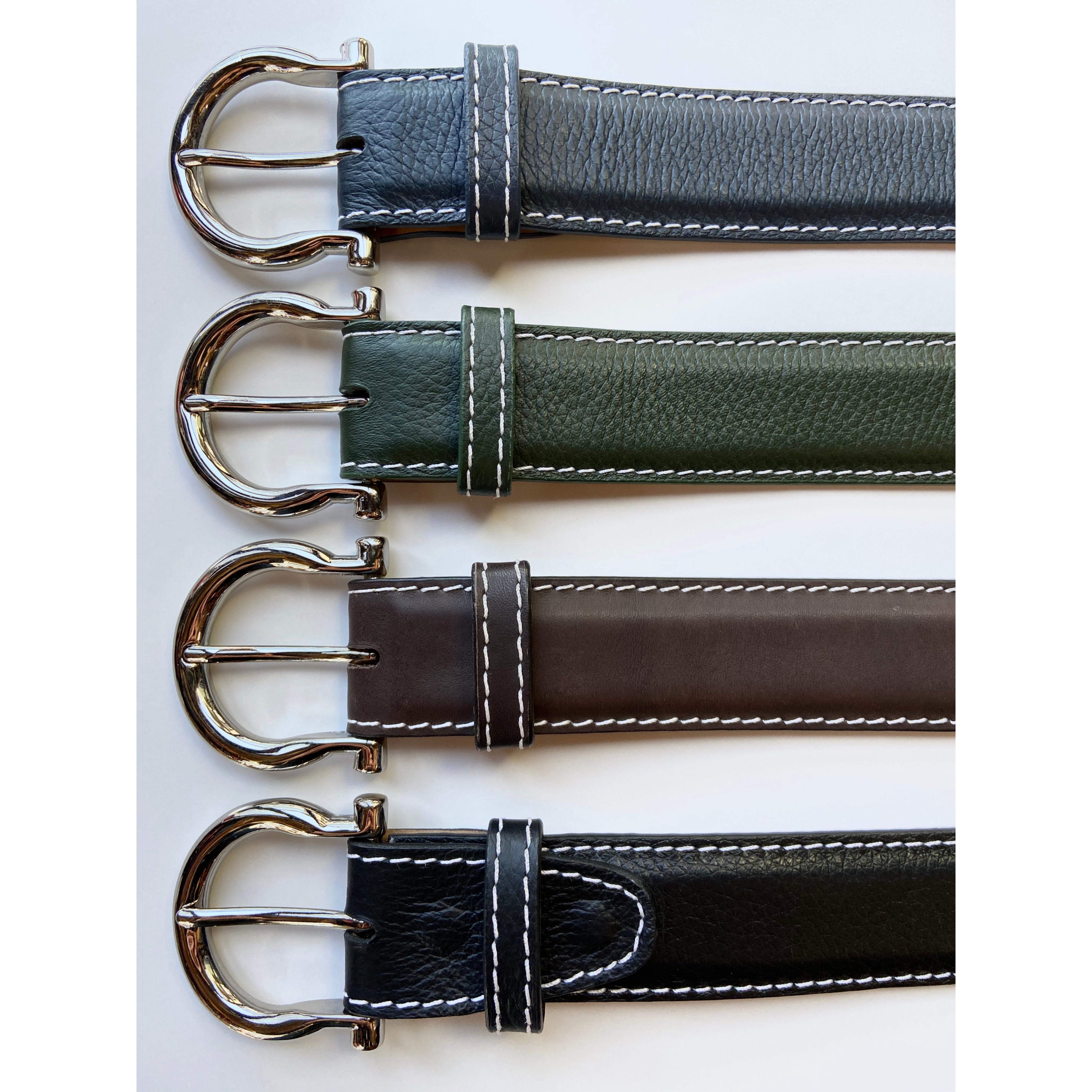 Horse|Man Italy Pebble Calf Belt