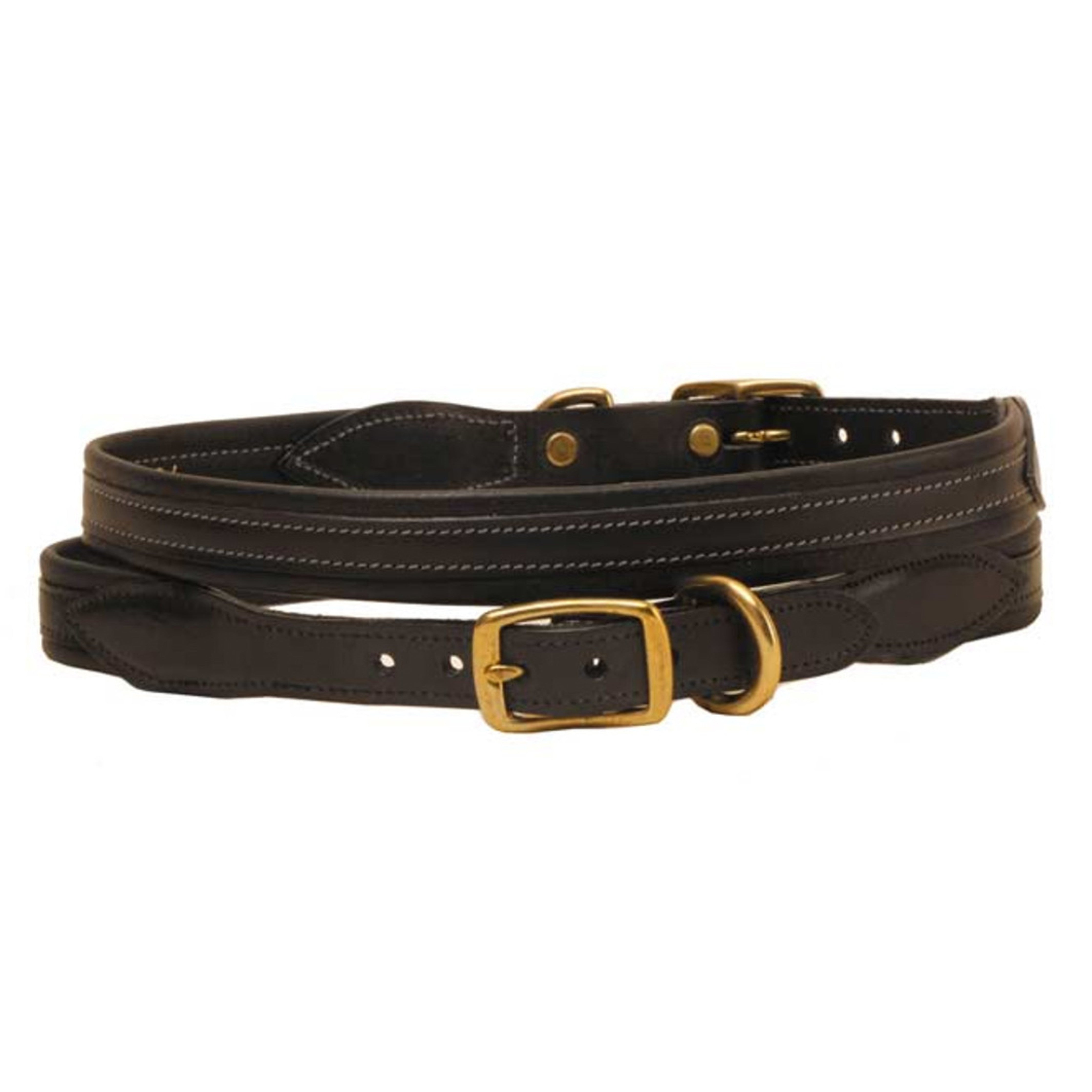 Tory Leather Dog Collar Soft Padded