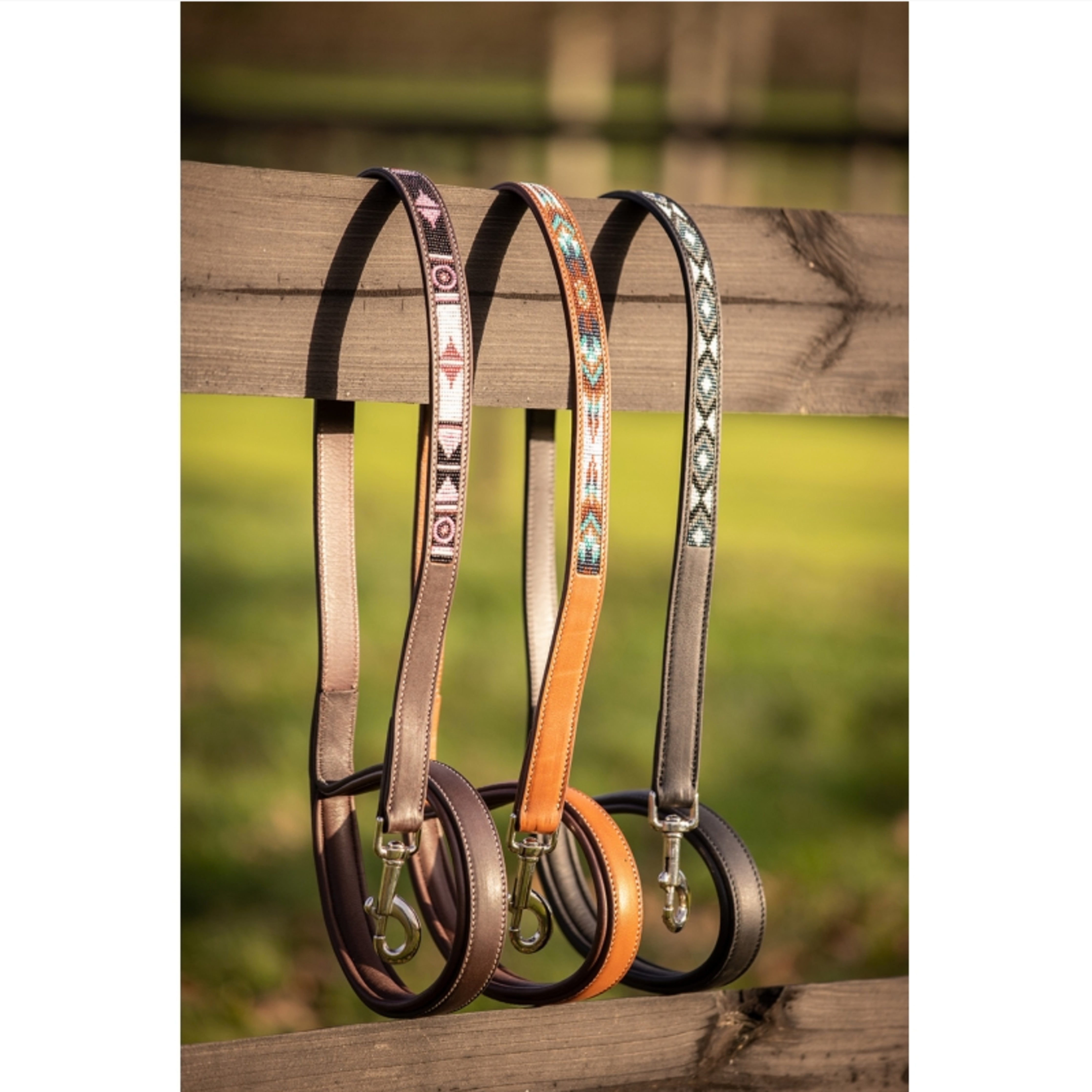 Penelope Beaded Dog Leash