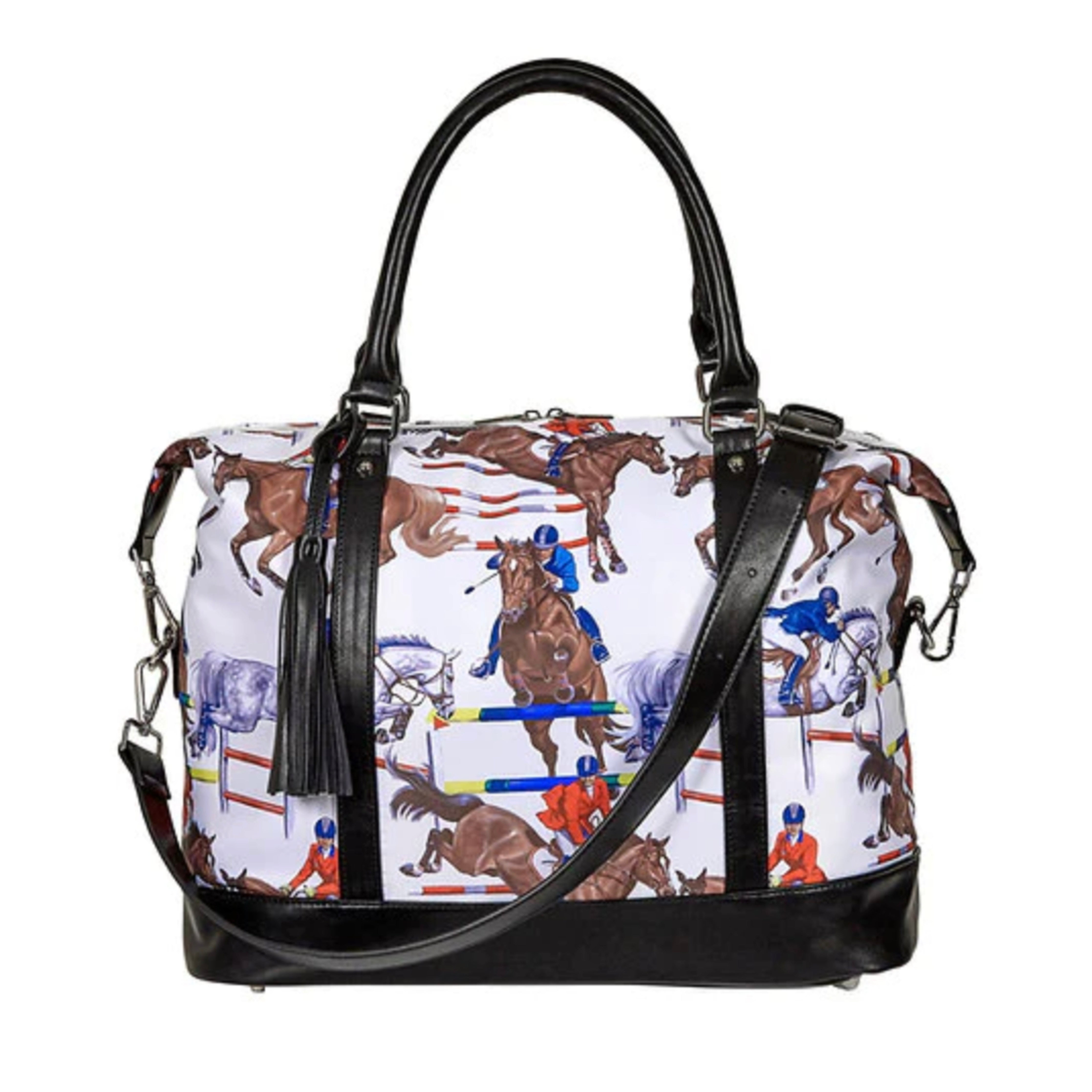 Lila Equestrian Print Travel Bag