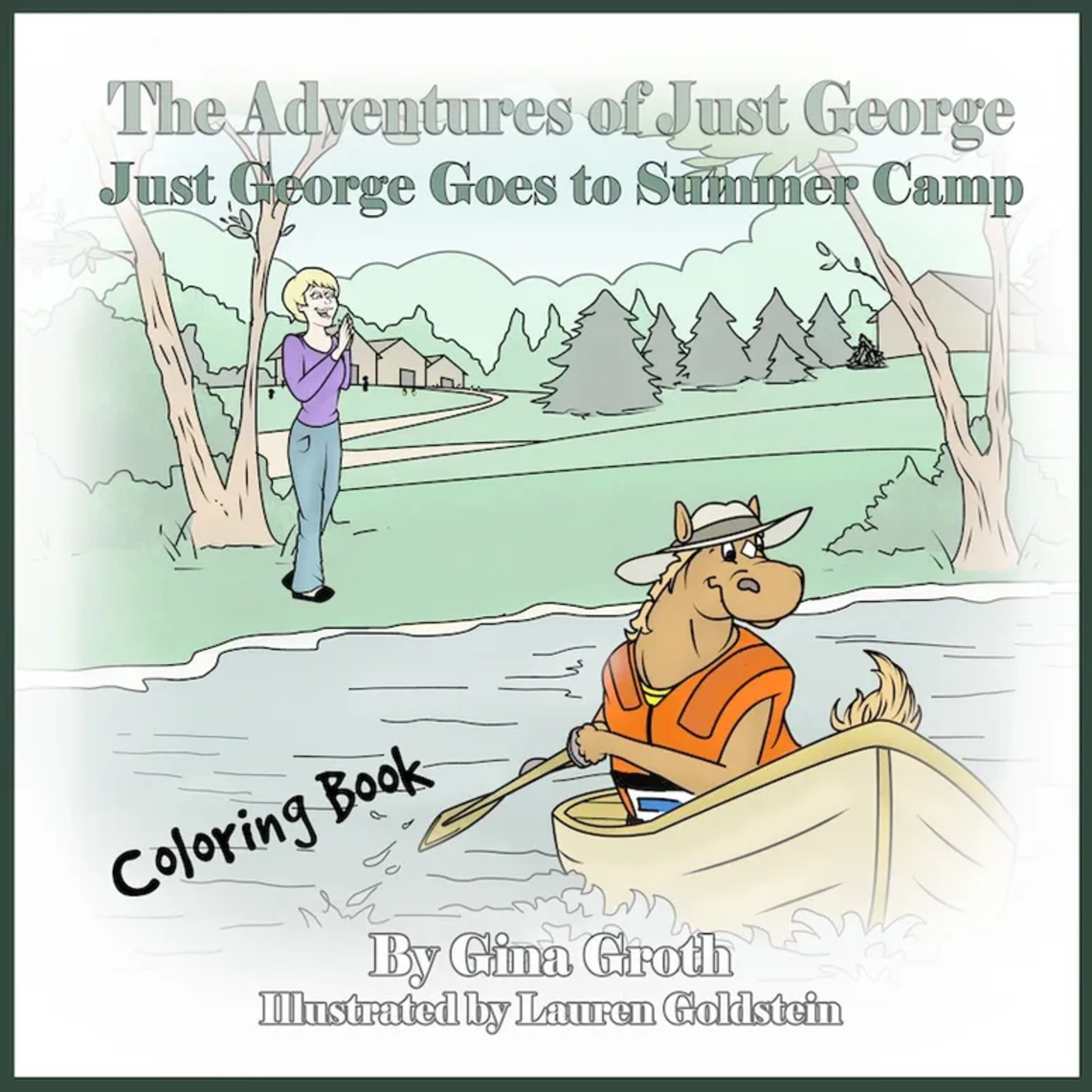 Just George Goes to Summer Camp Coloring Book
