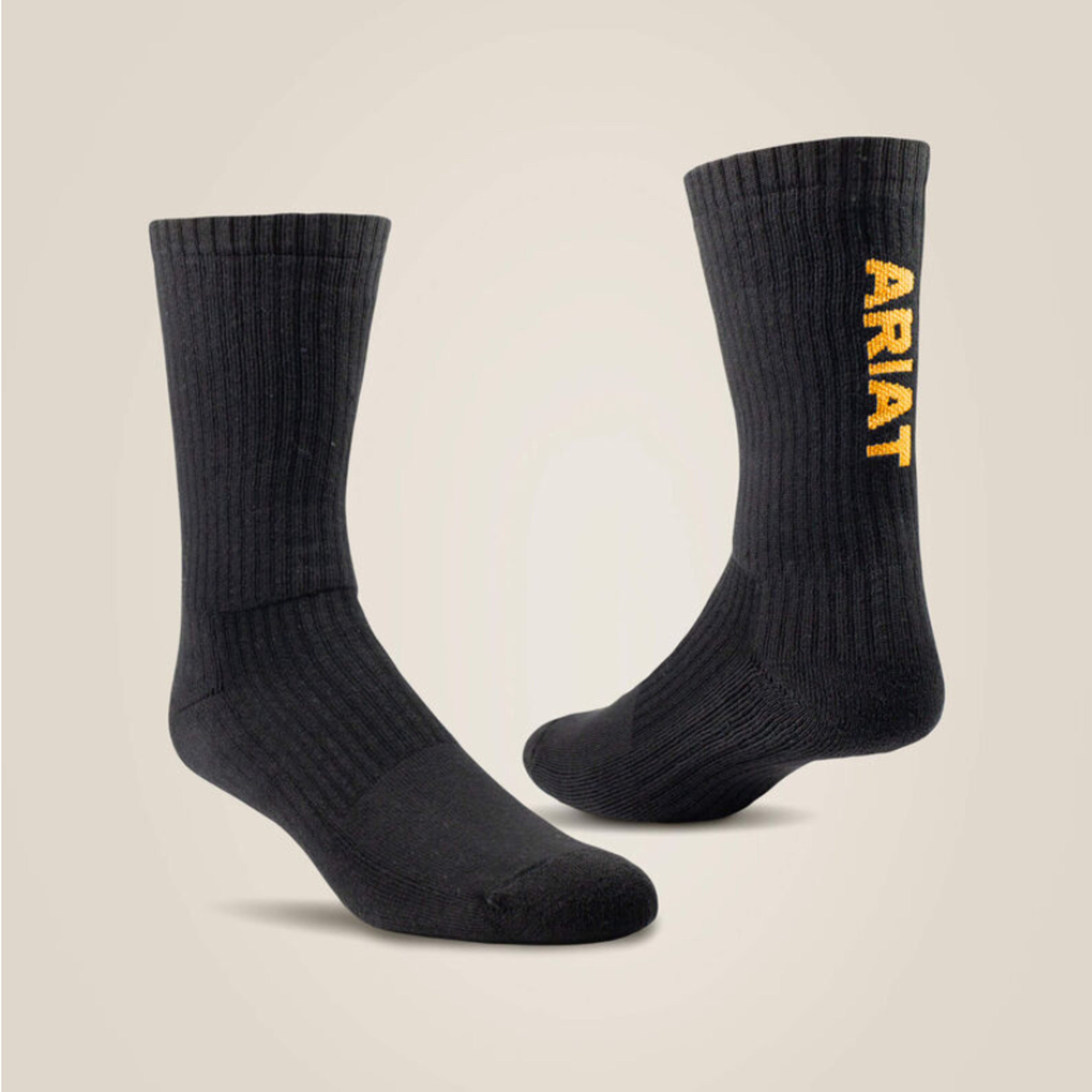 Ariat Cotton Crew Work Socks 3-pack