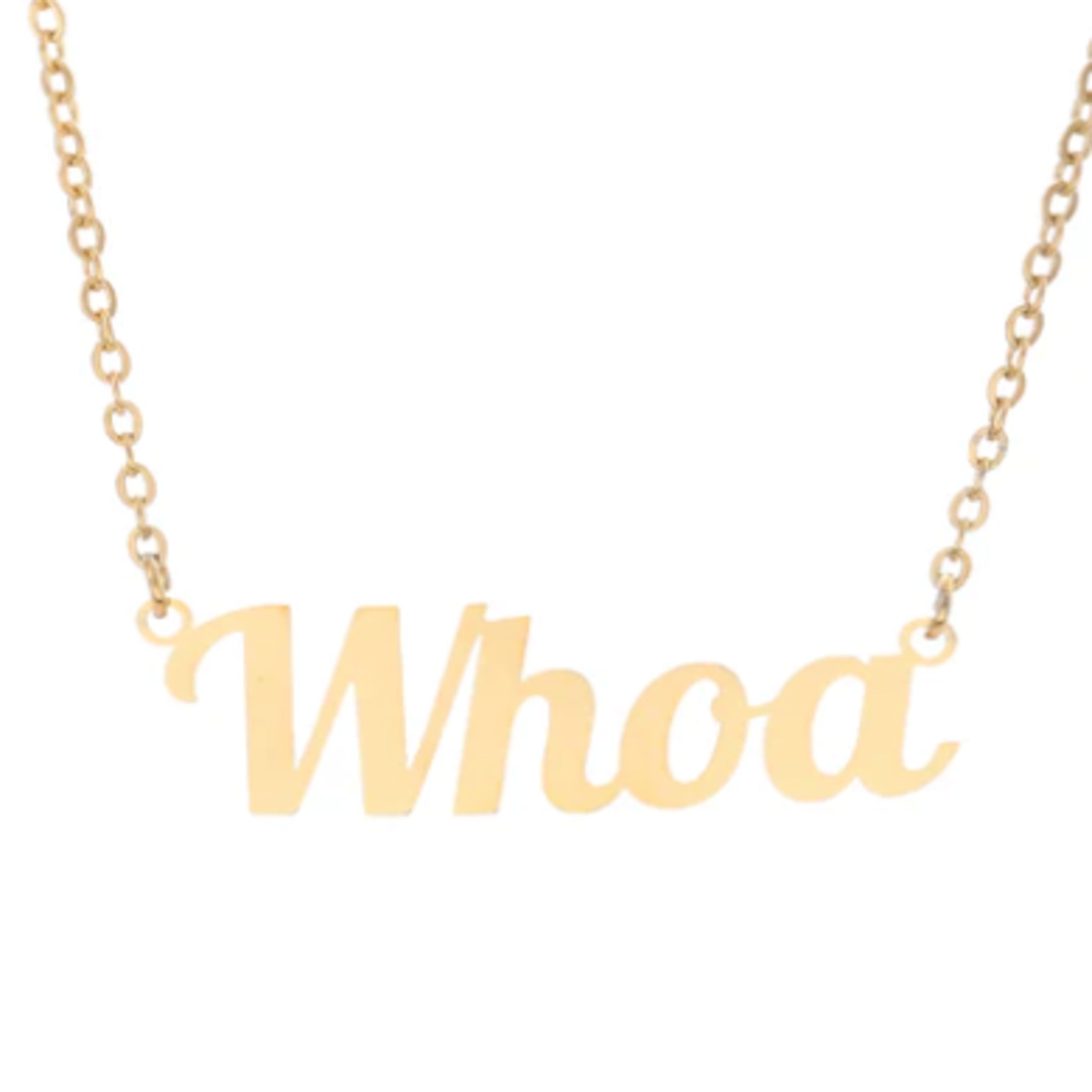 Elcee Nameplate Necklace