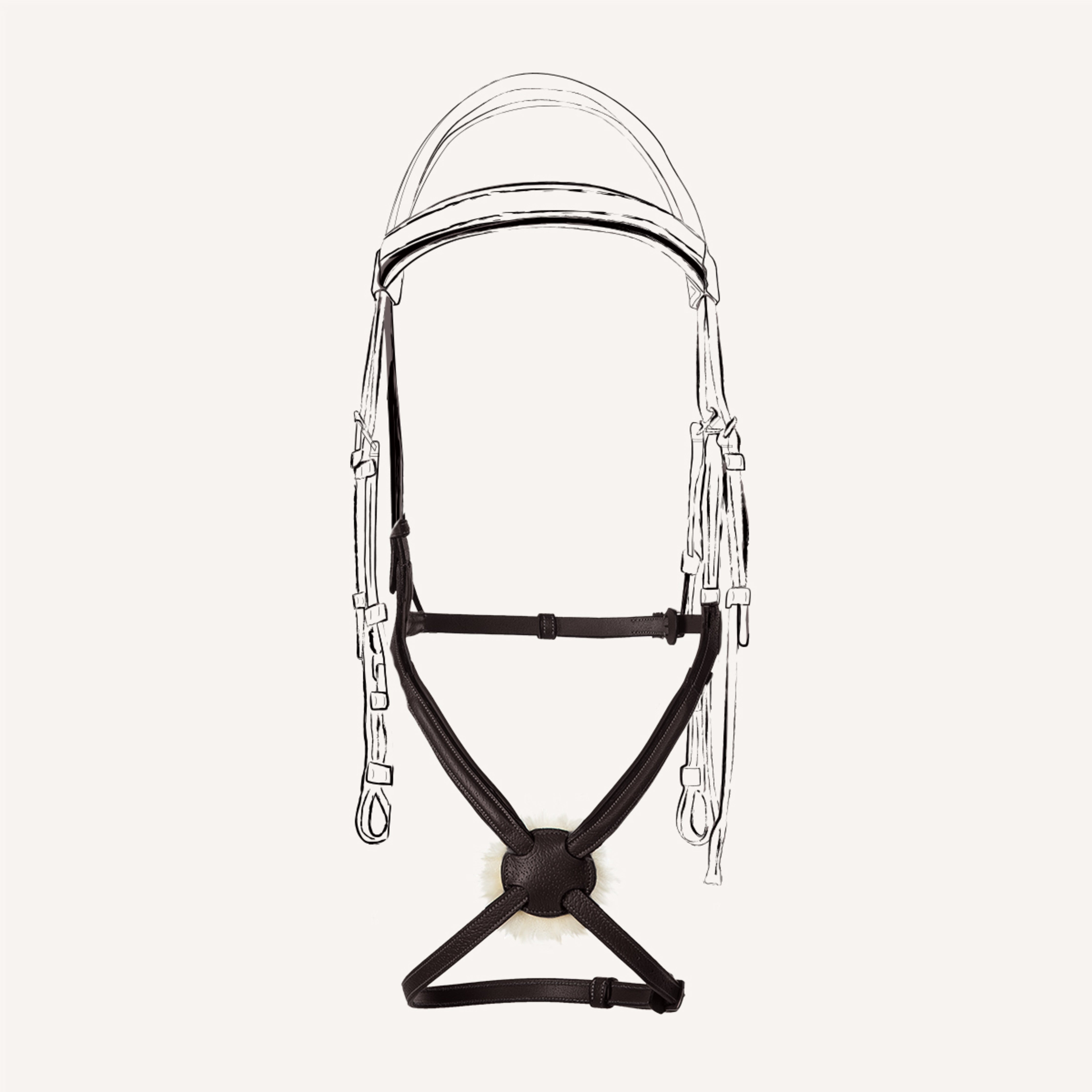 BUTET Figure-8 Noseband