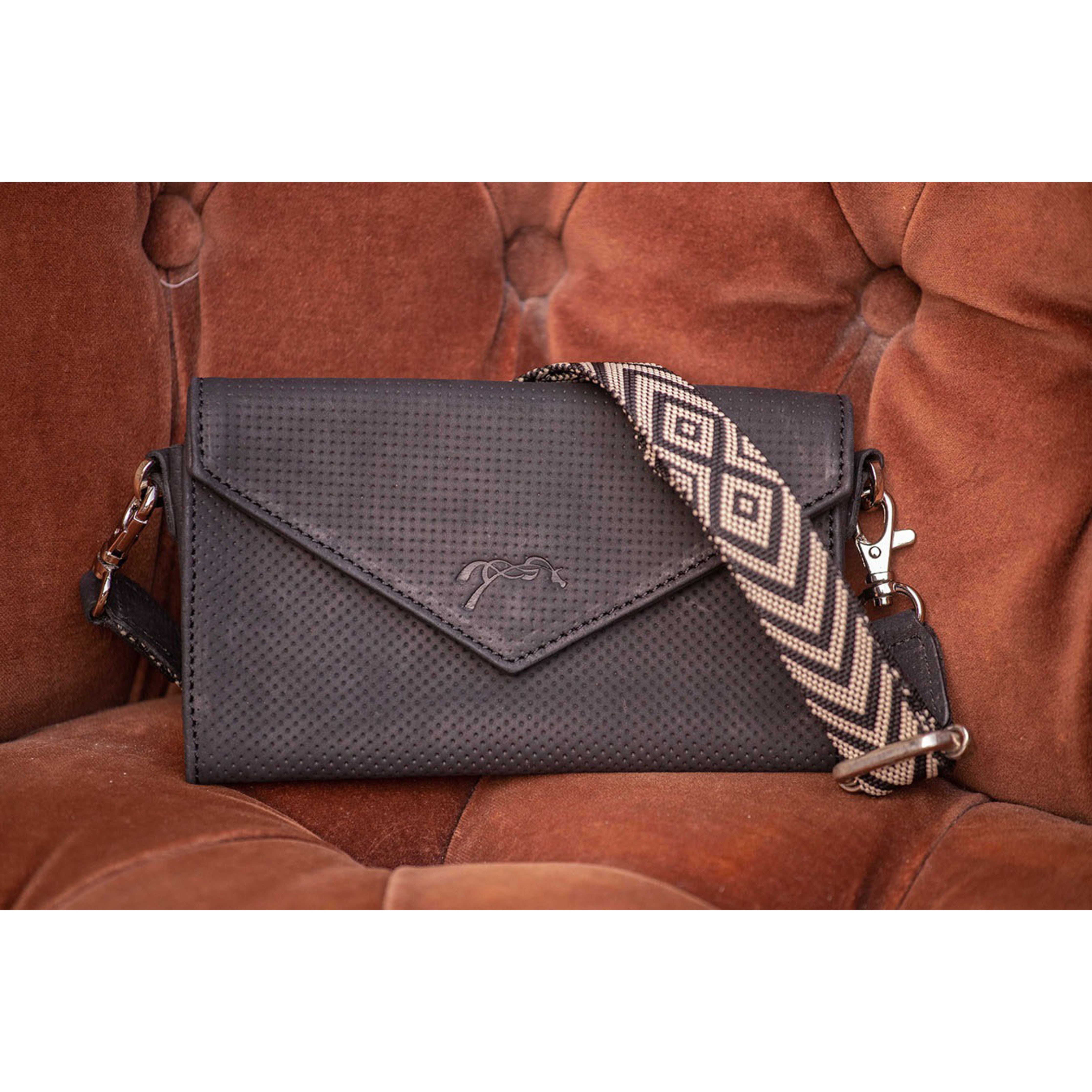 Penelope Leather Phone Pouch + Crossbody