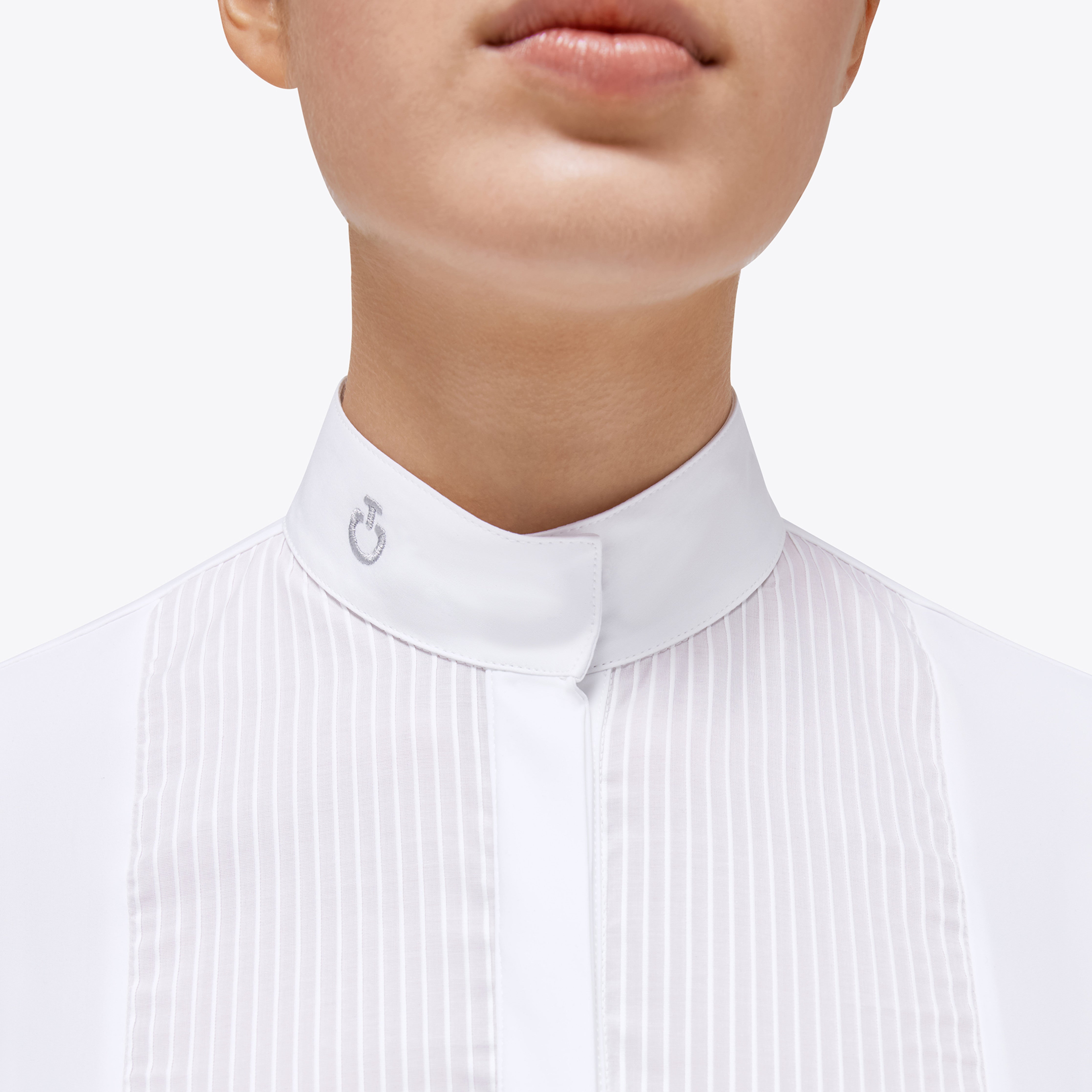 Cavalleria Toscana Cotton Bib Competition Shirt l/s ladies