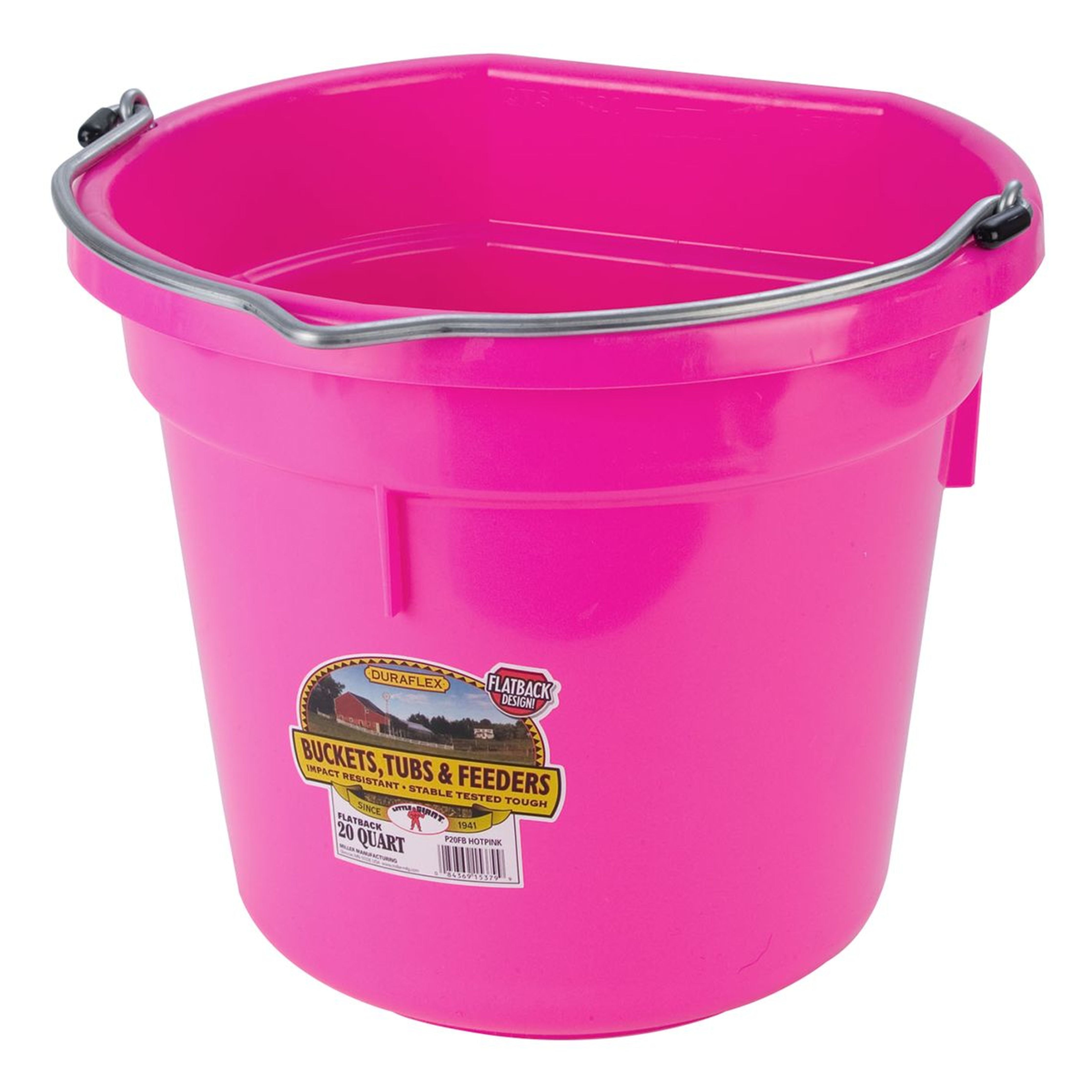 Bucket Flat Back 20qt