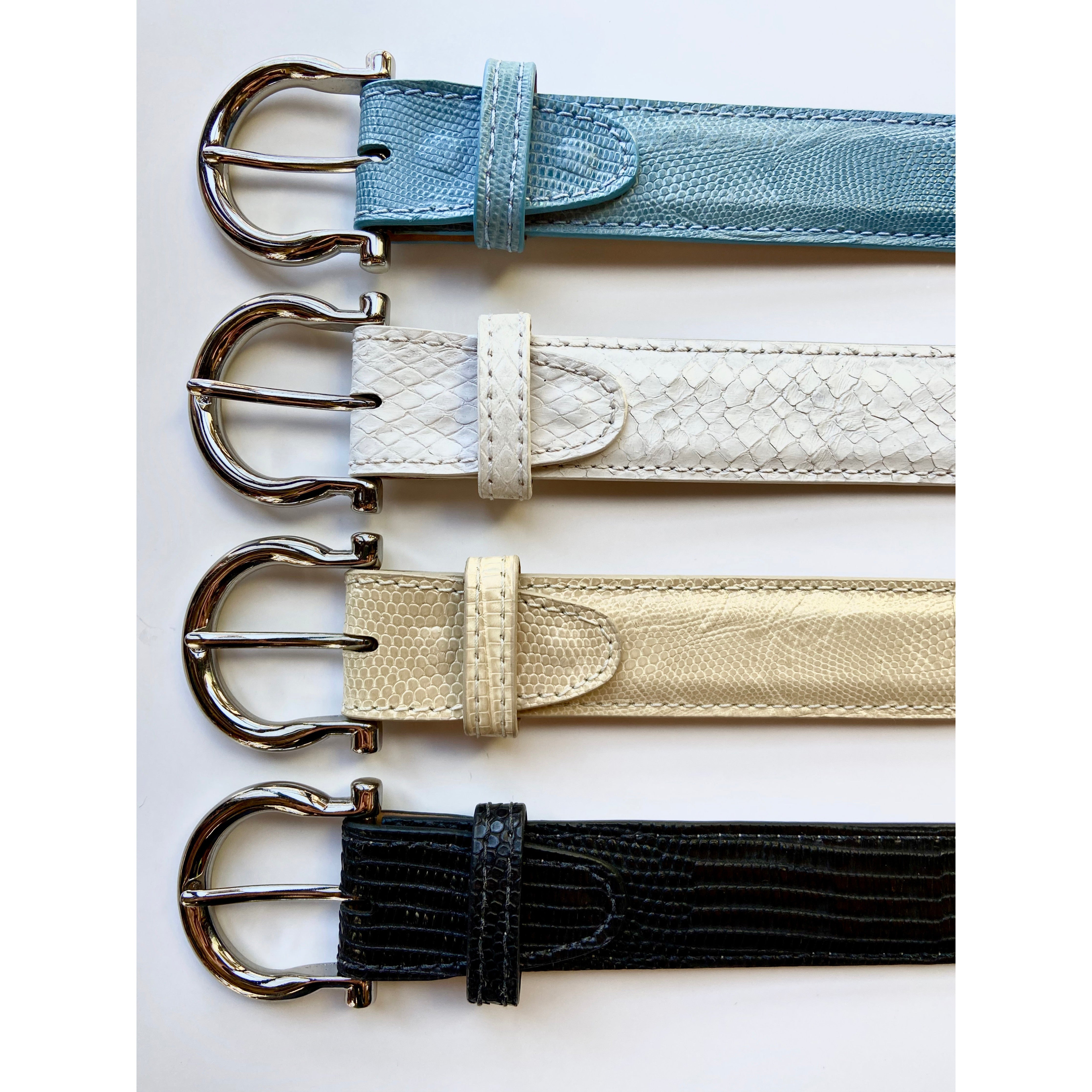 Horse|Man Italy Lizard Belt