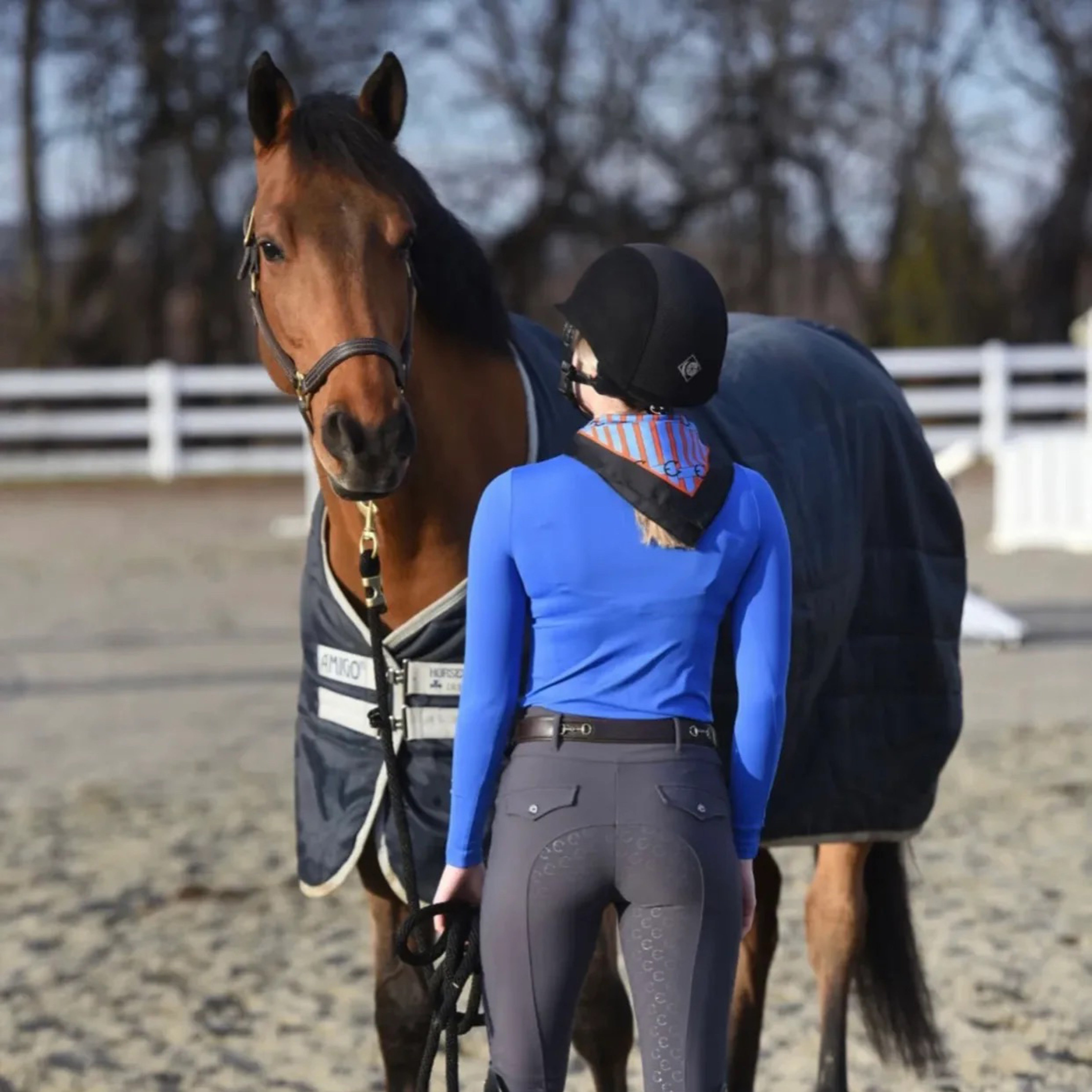 Equestrian Club Silk Scarf