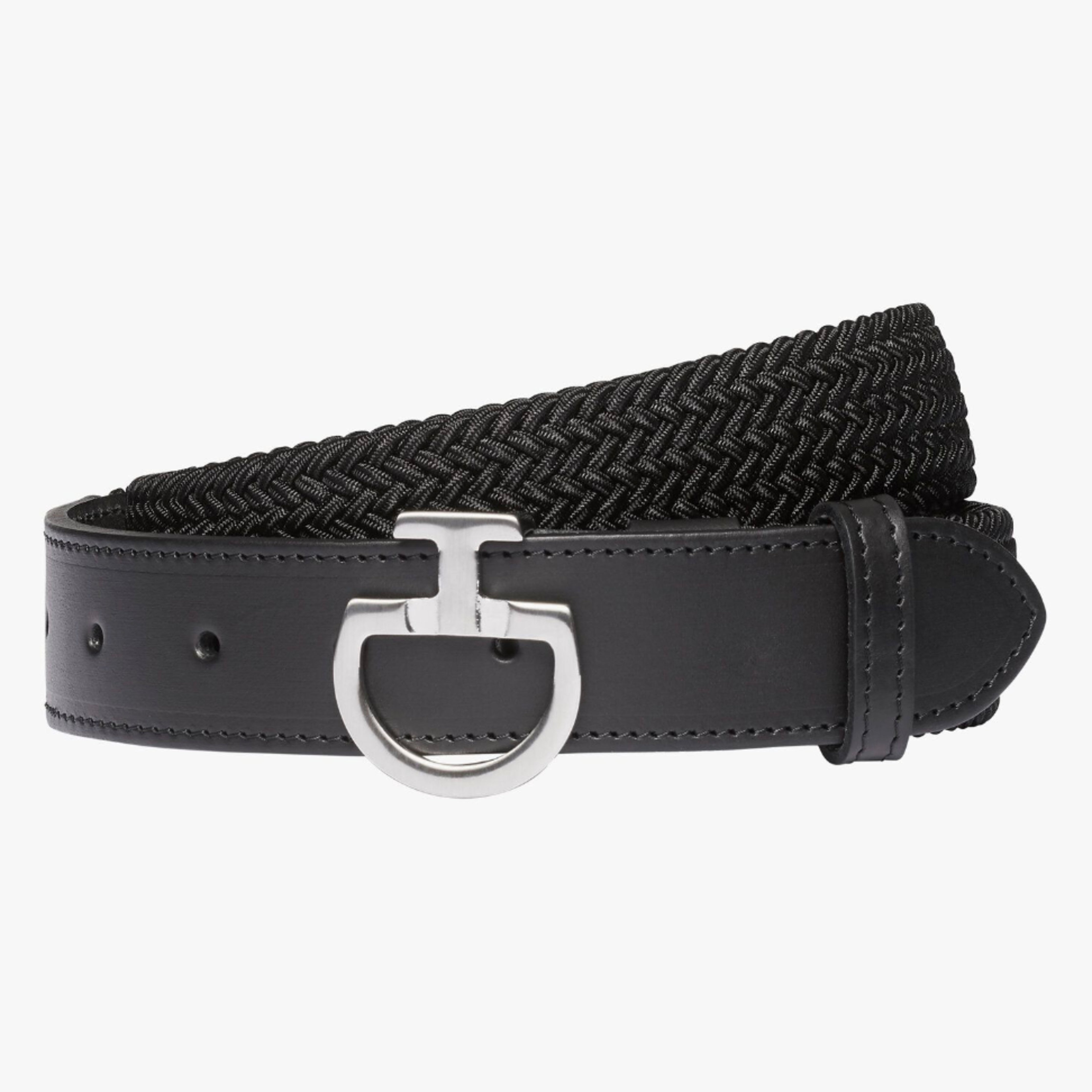 Cavalleria Toscana Logo Stretch Belt