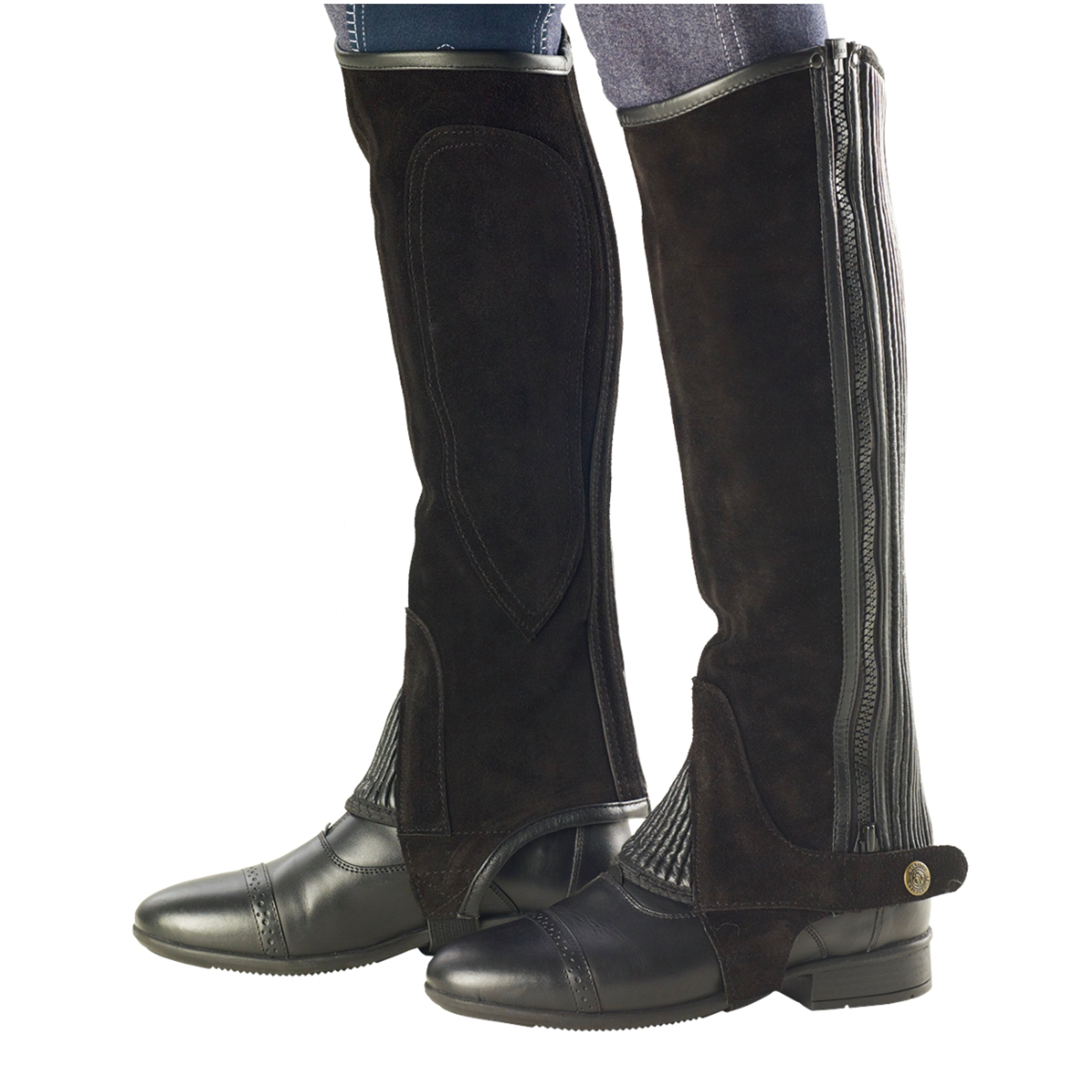 Ovation Half Chaps Suede Rib adult