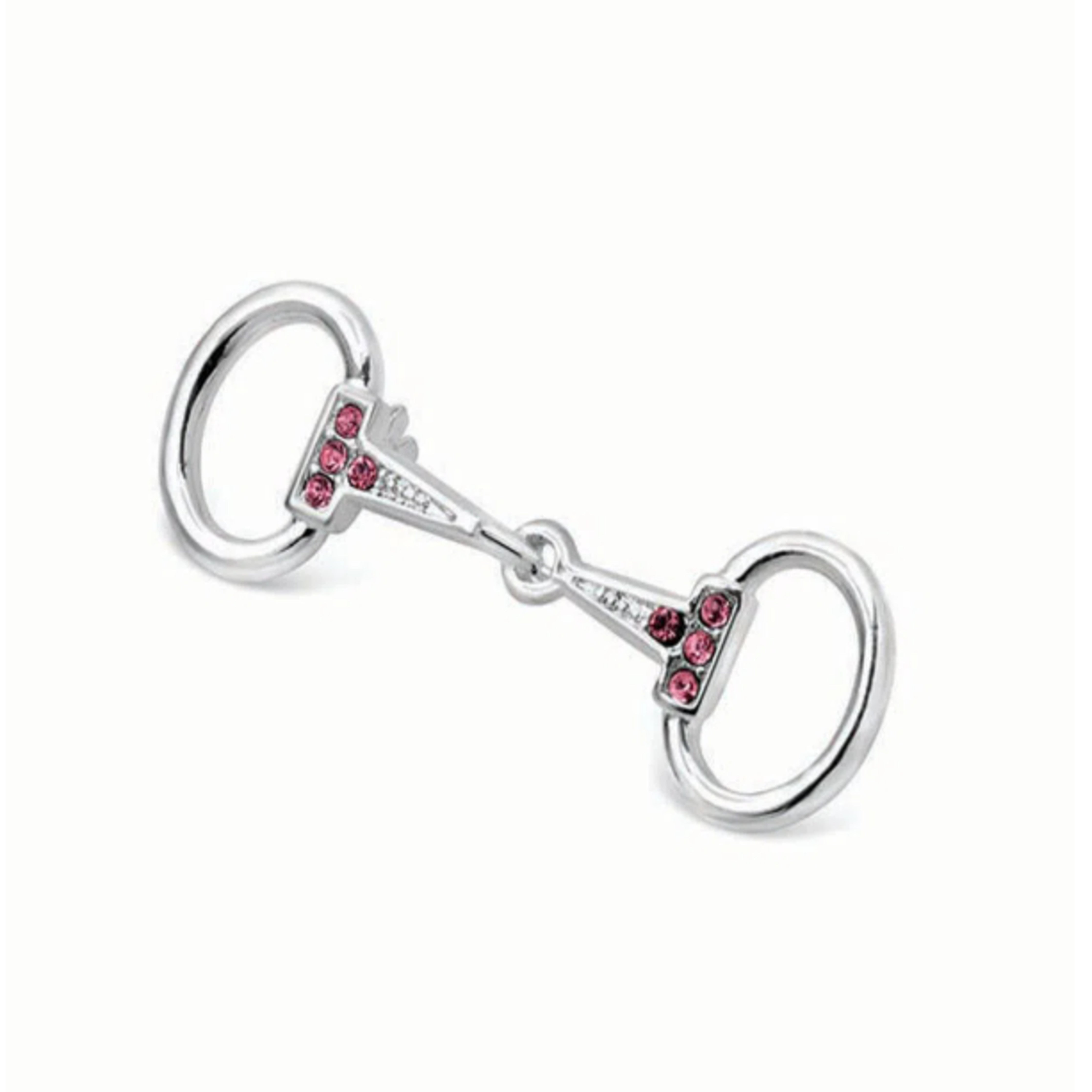 Rhinestone Snaffle Bit Stock Pin