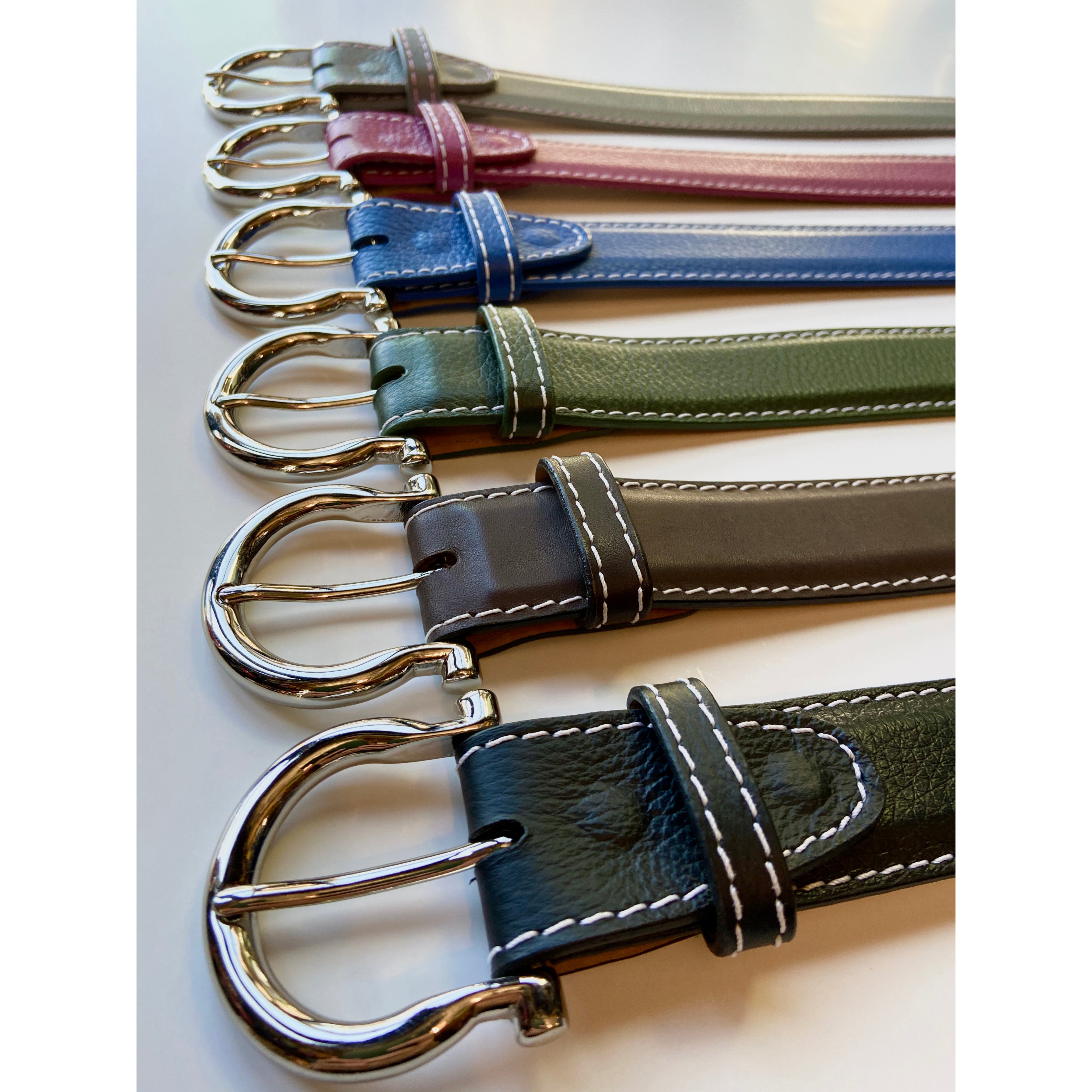 Horse|Man Italy Pebble Calf Belt