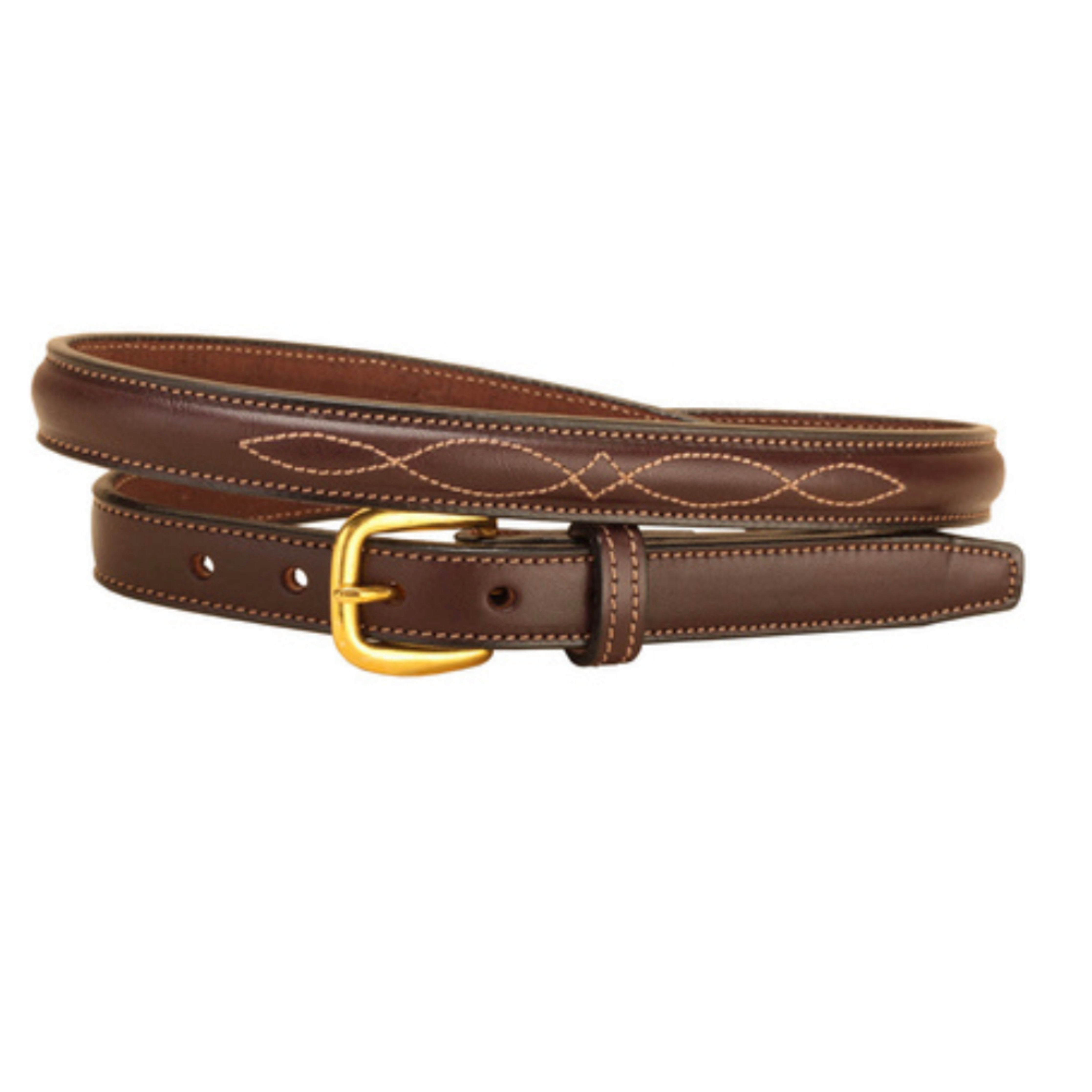 Tory Fancy Raised Leather Belt