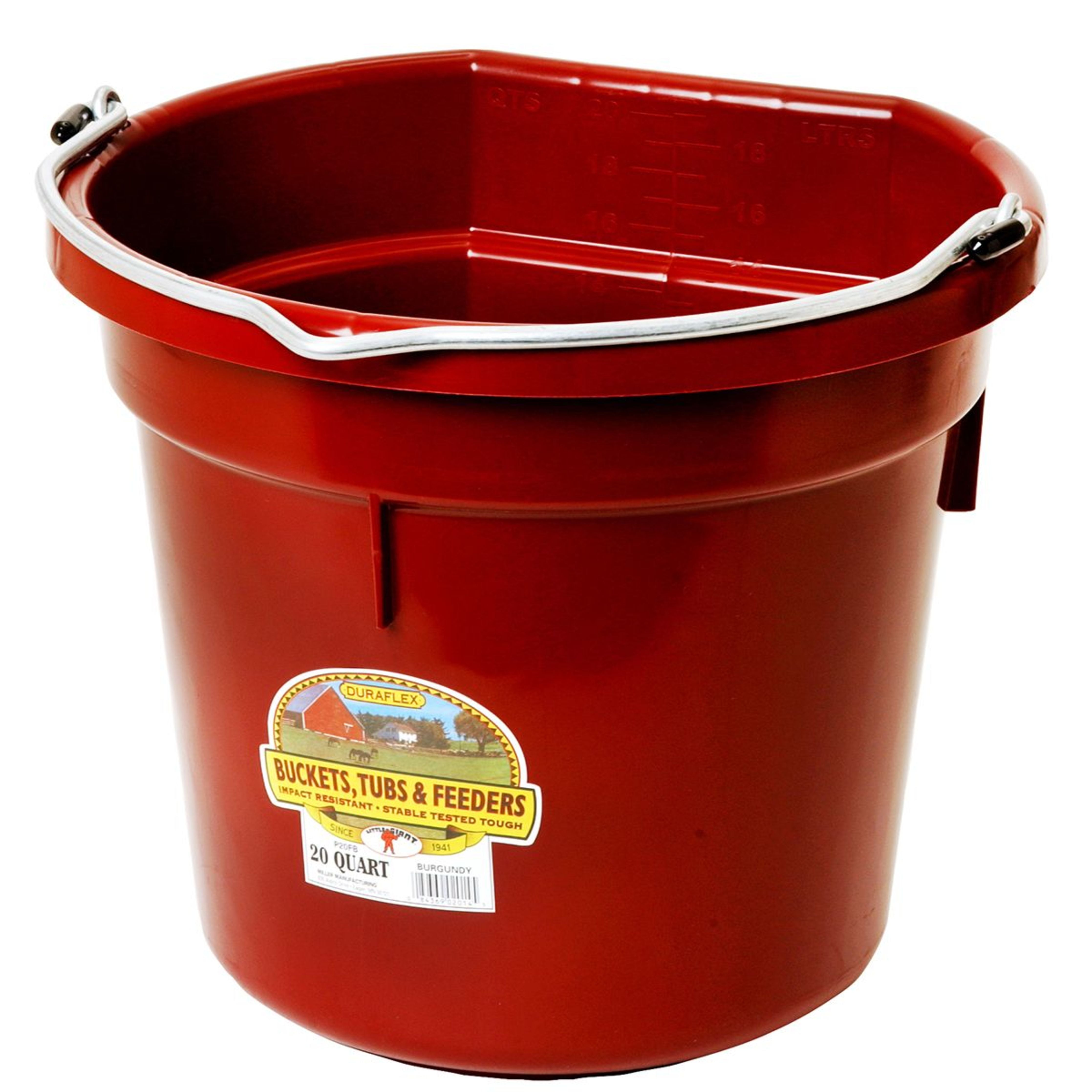 Bucket Flat Back 20qt