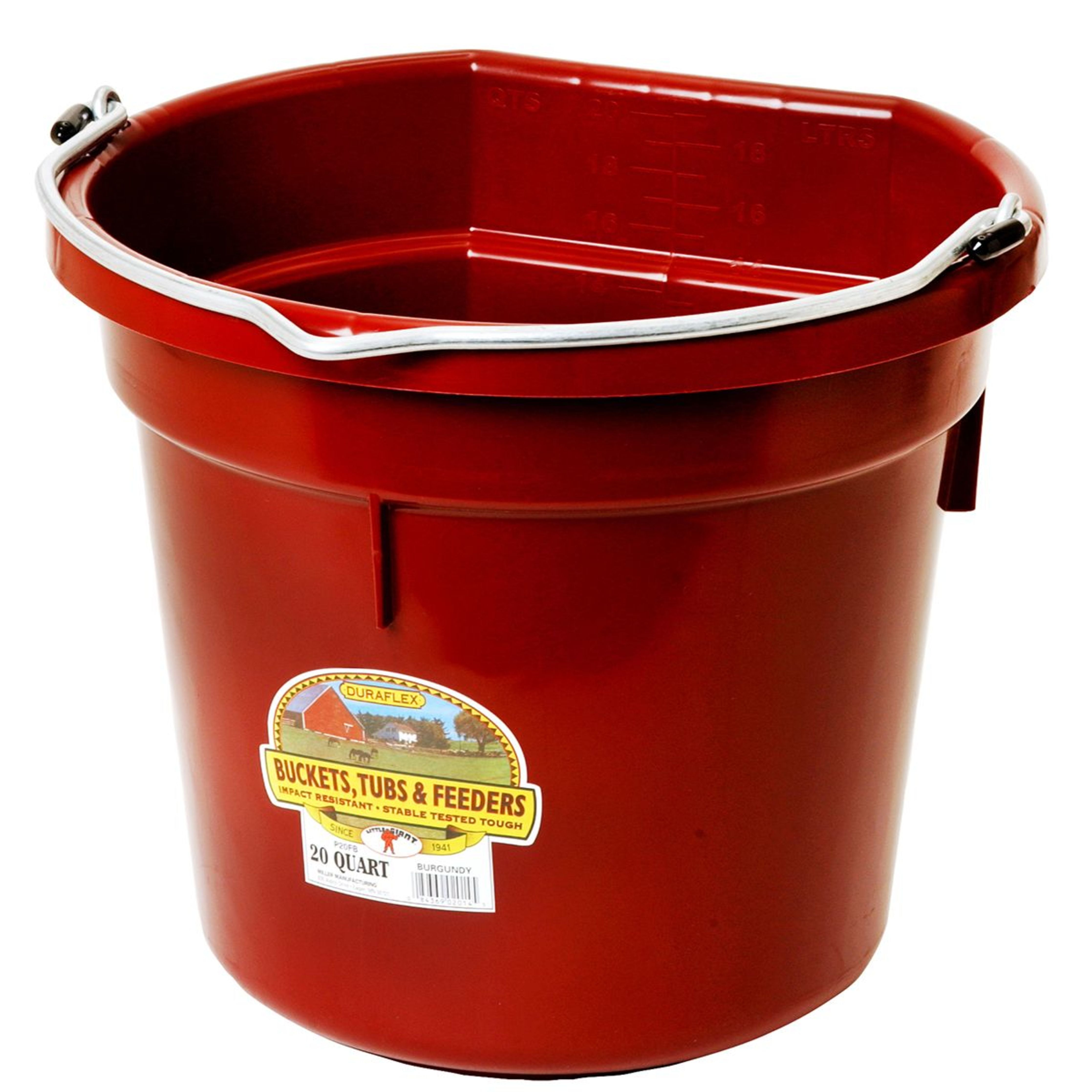 Bucket Flat Back 20qt