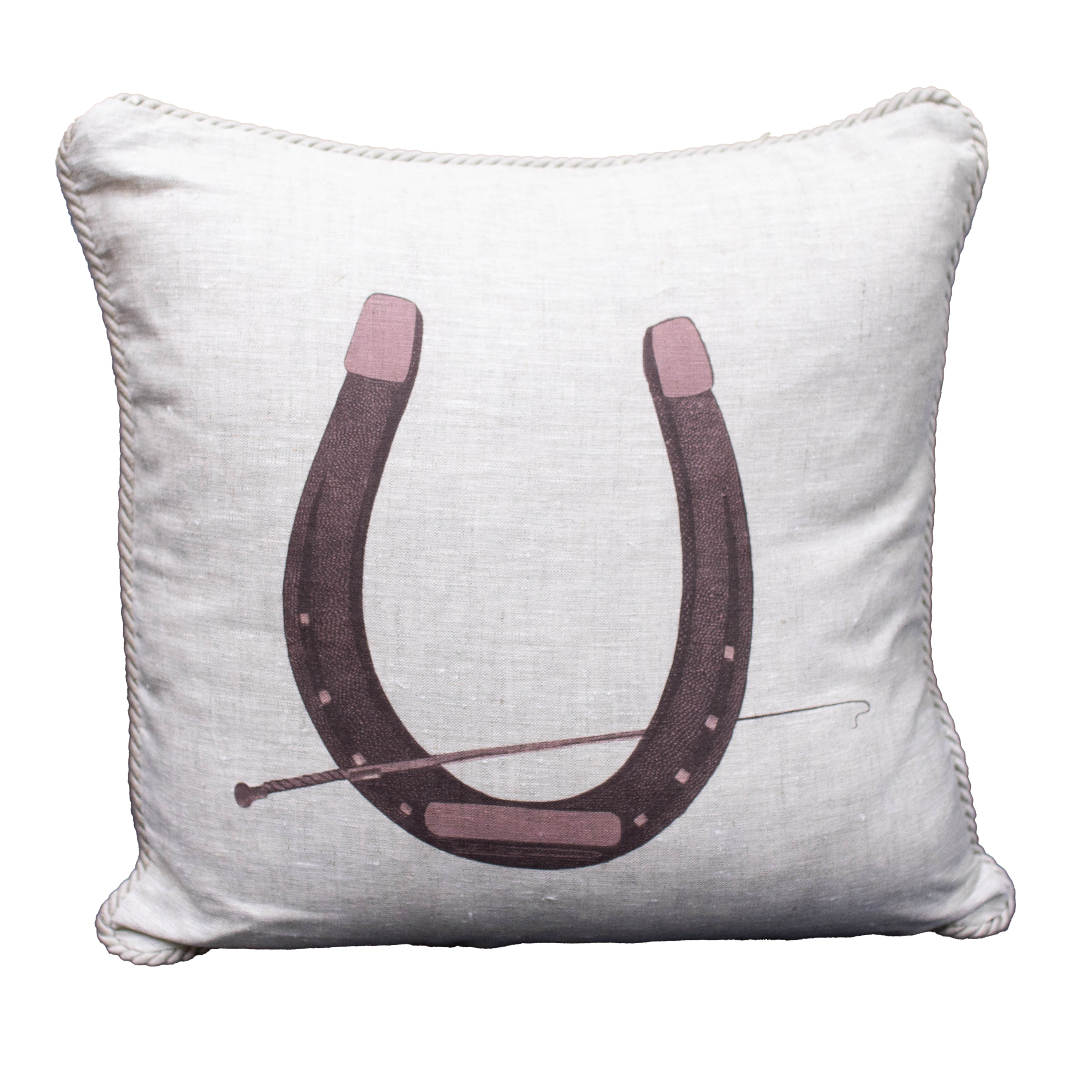 Ox Bow Corded Linen Pillow