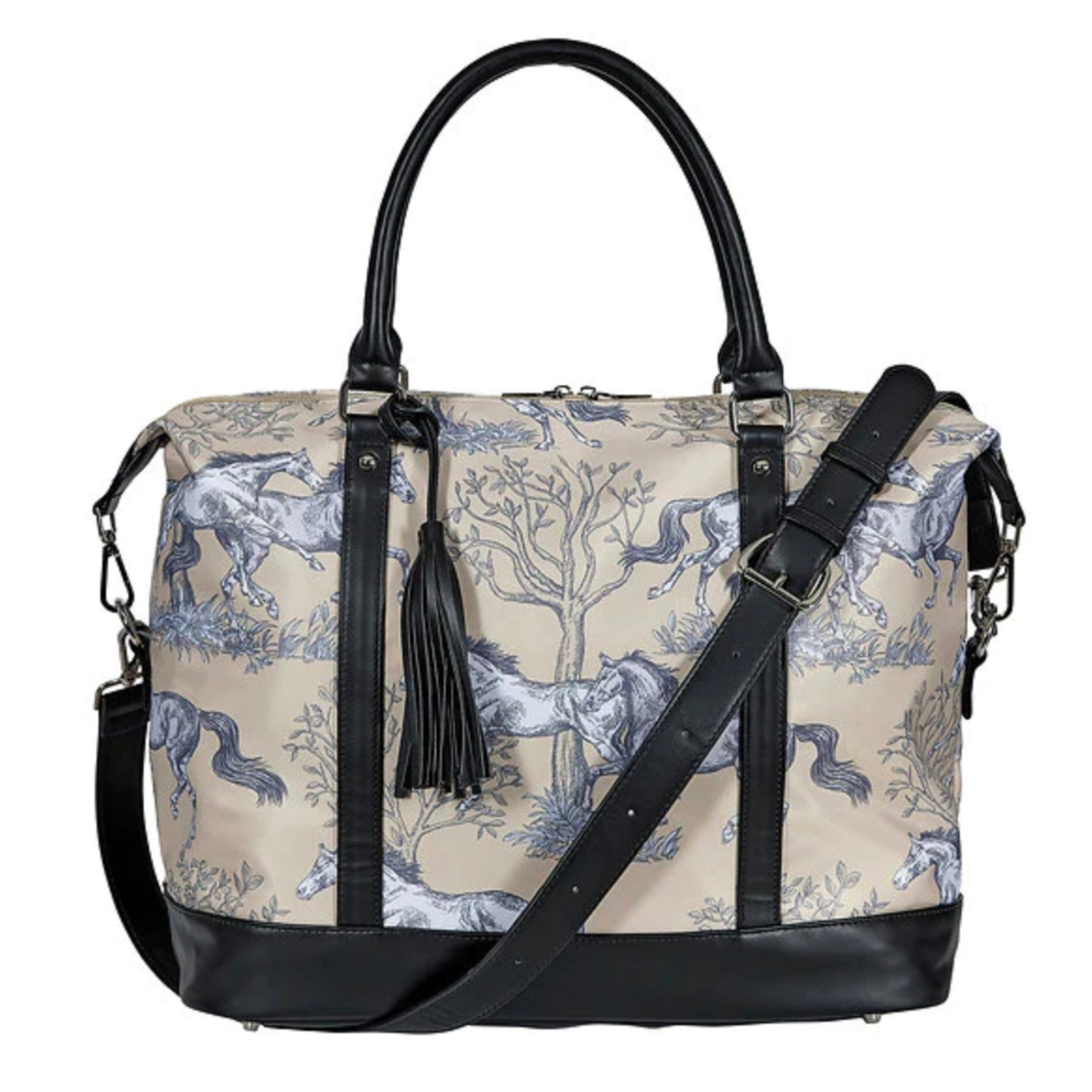 Lila Equestrian Print Travel Bag