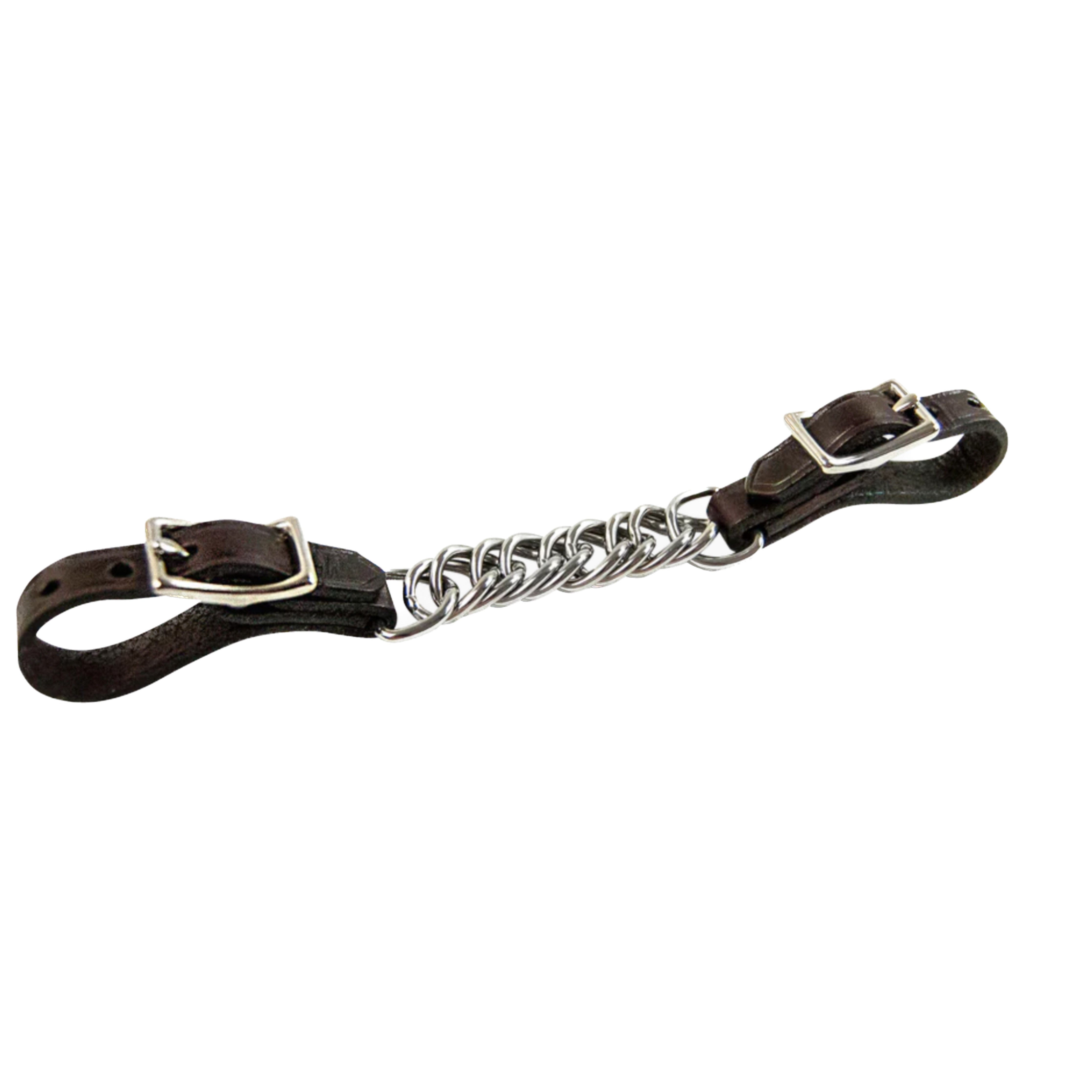 Walsh Curb Chain w/ Leather Ends