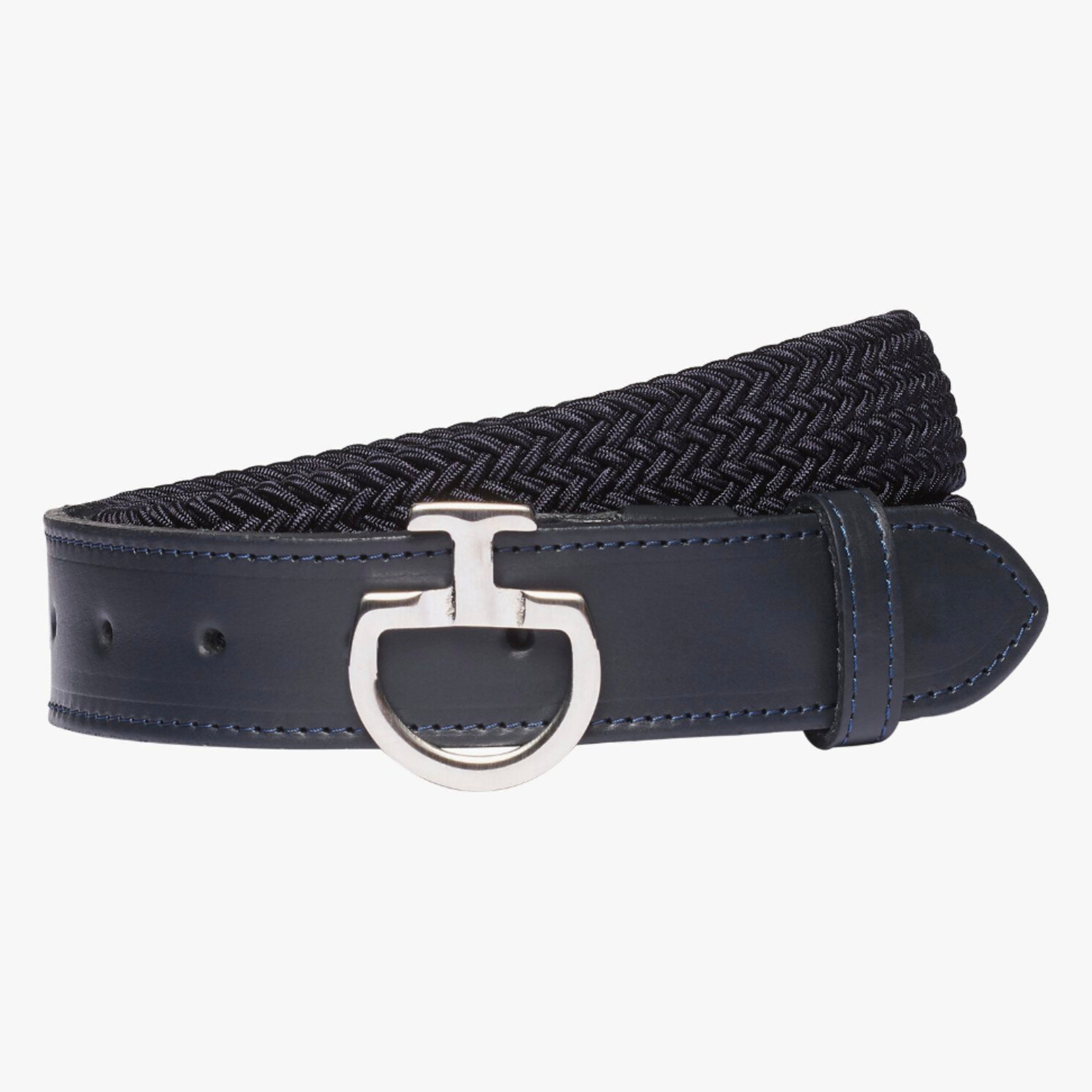 Cavalleria Toscana Logo Stretch Belt