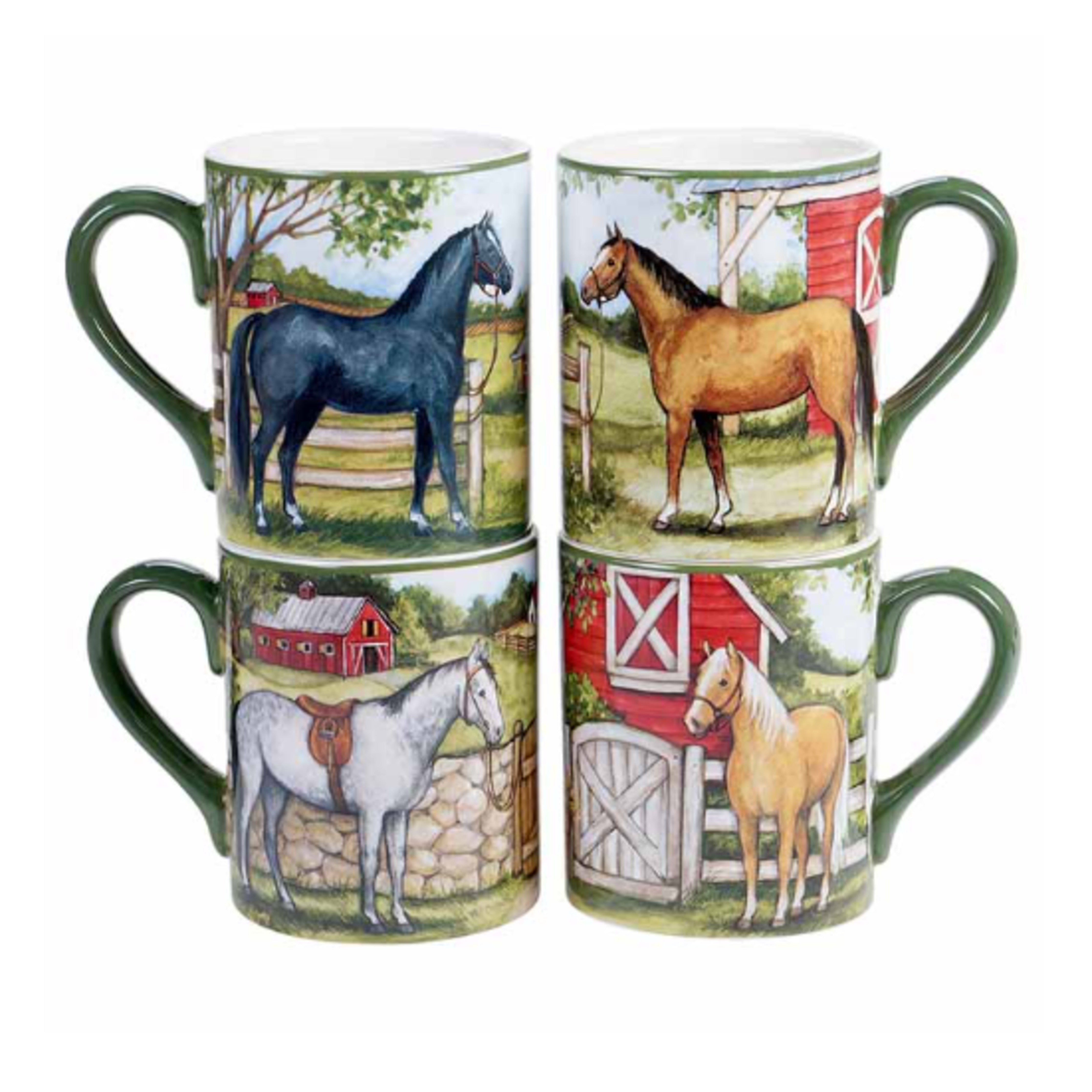 Horse Country Mug (set of 4)
