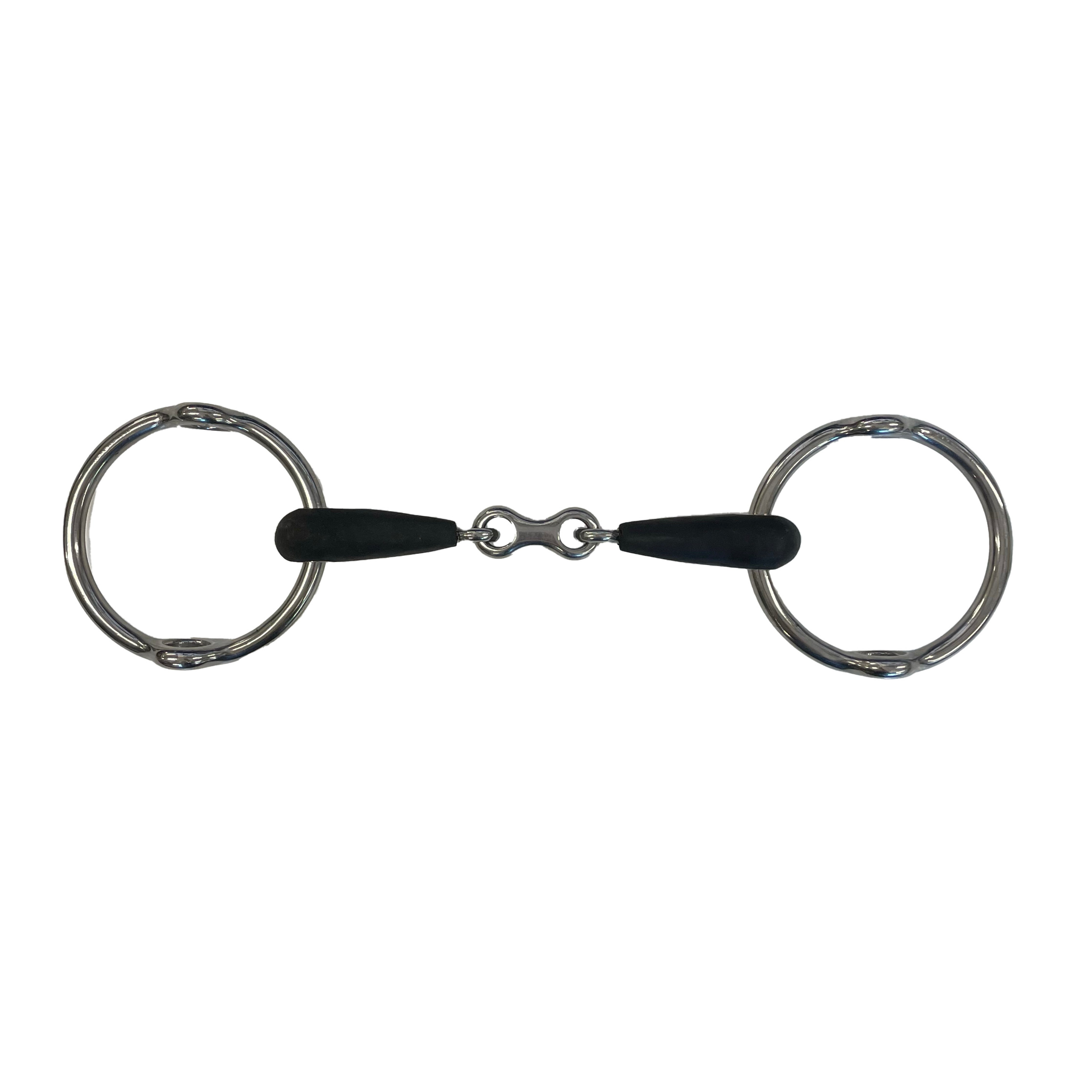 Abbey Bit Rubber Jointed French Gag 5.5