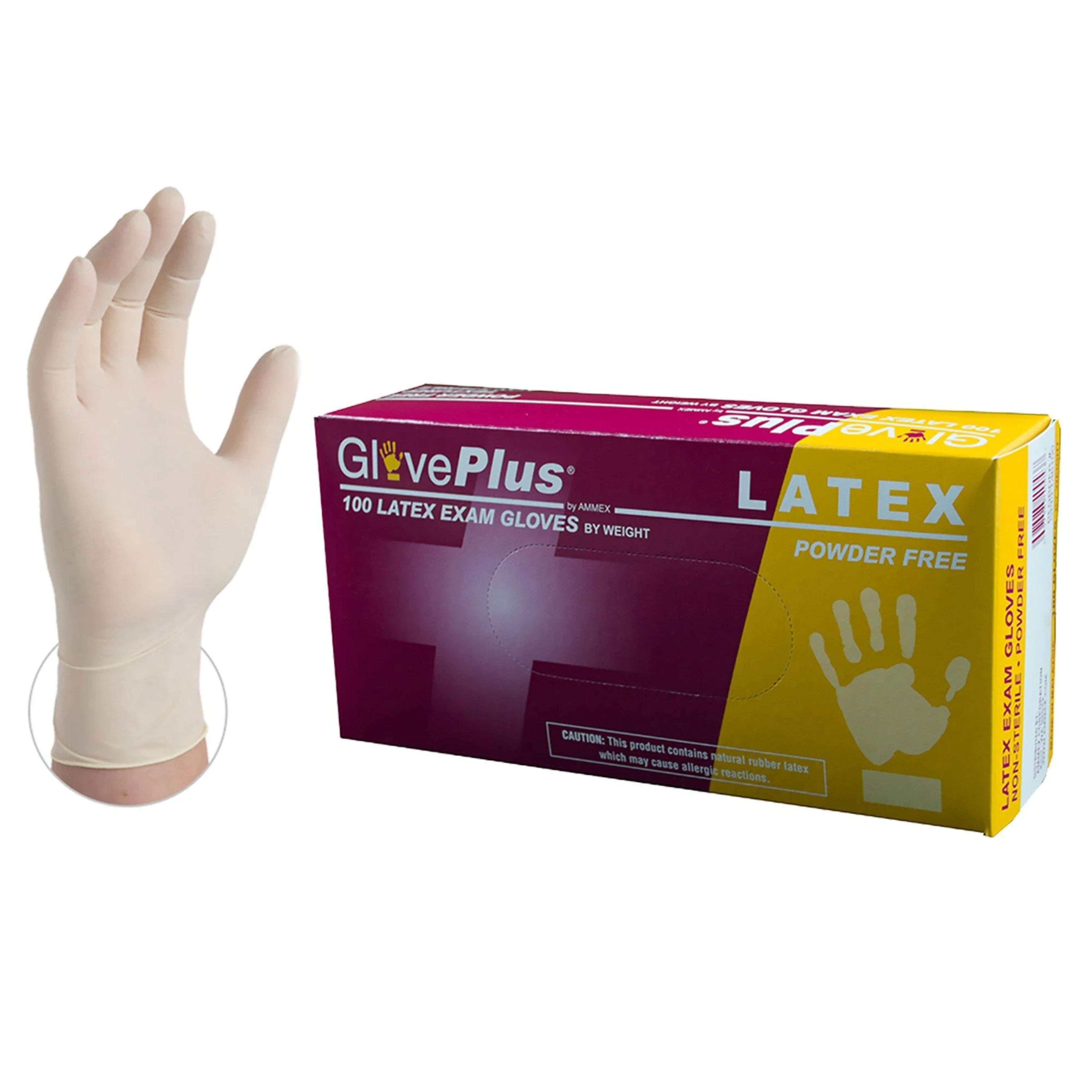 GlovePlus Latex PF Medium 100 ct (medium)