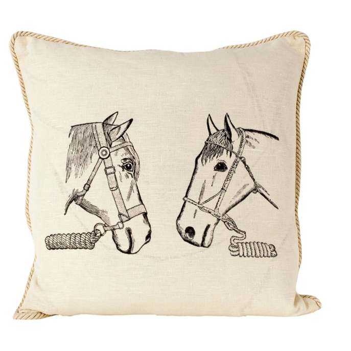 Ox Bow Corded Linen Pillow