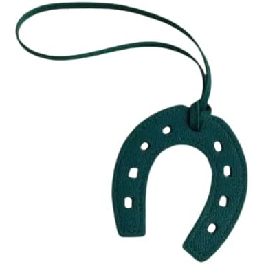 Horse Shoe Lucky Leather Bag Charm