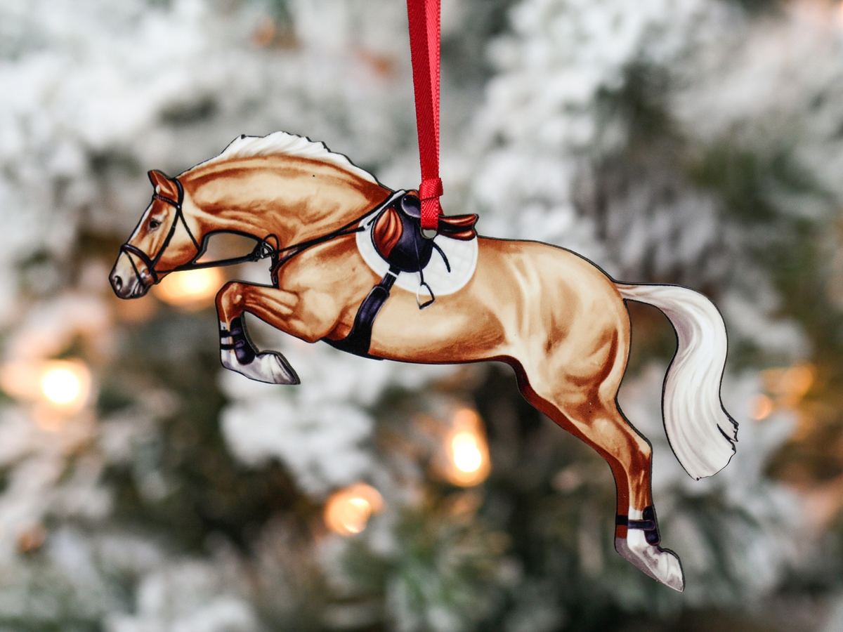 Wood Ornament Laser Cut Horse