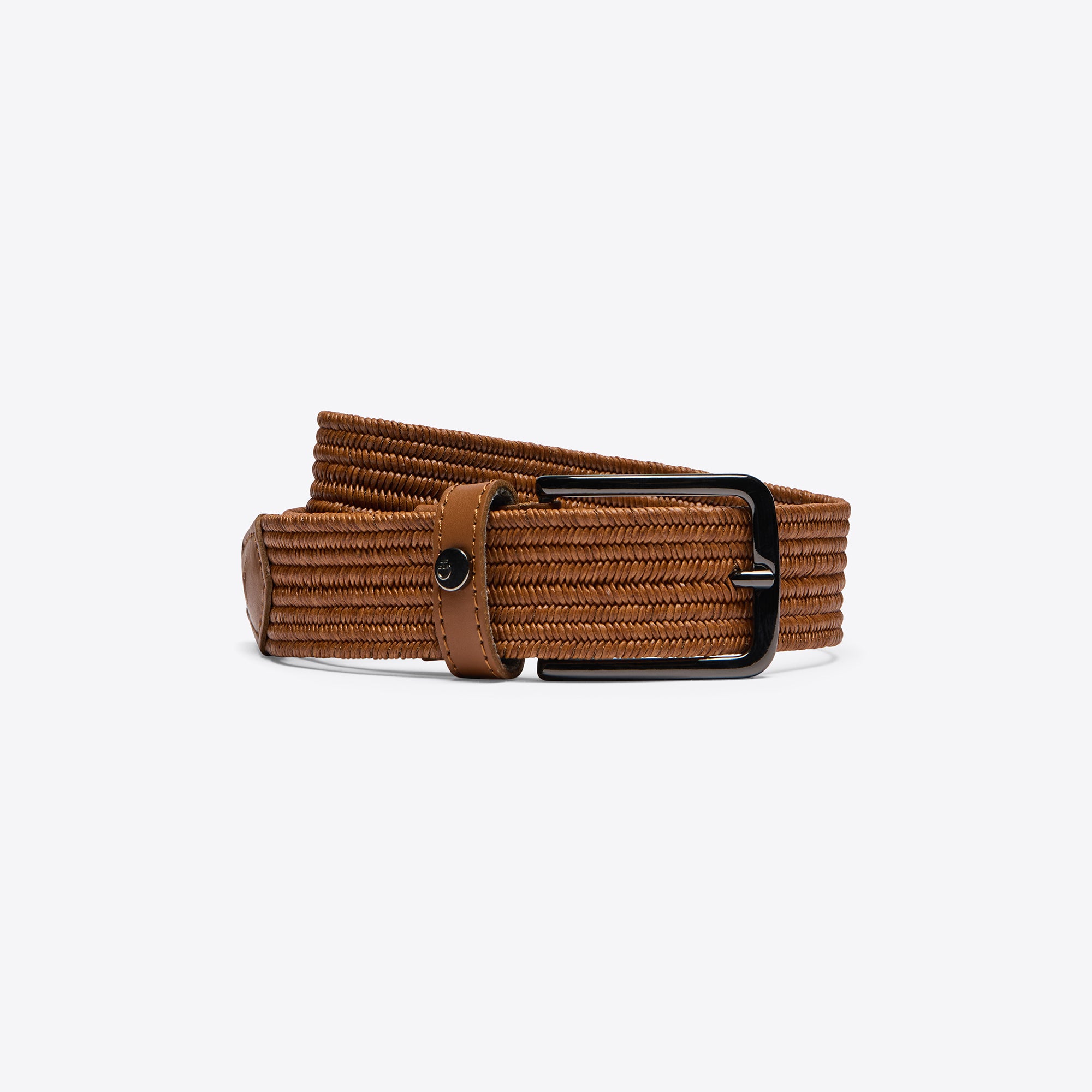 Cavalleria Toscana Woven Leather Stretch Belt ladies